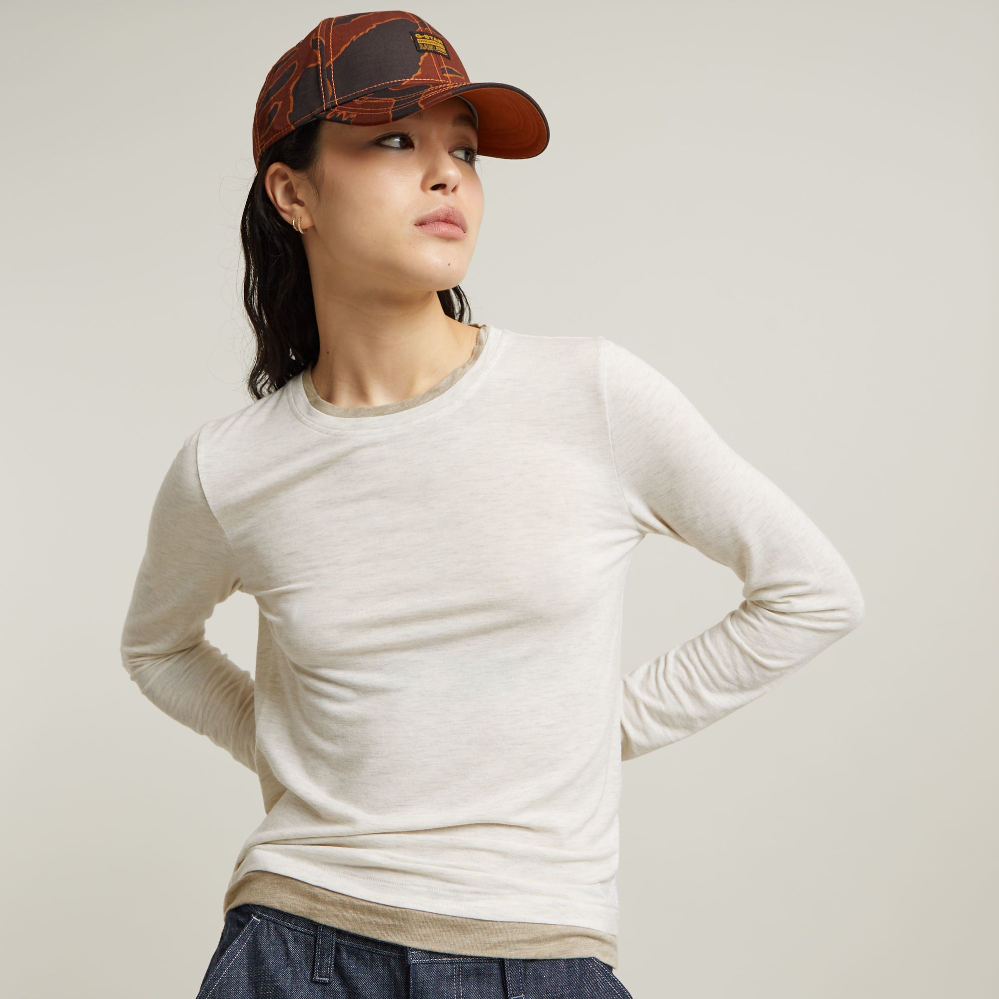 G-Star RAW Double Layer Top Meerkleurig Dames