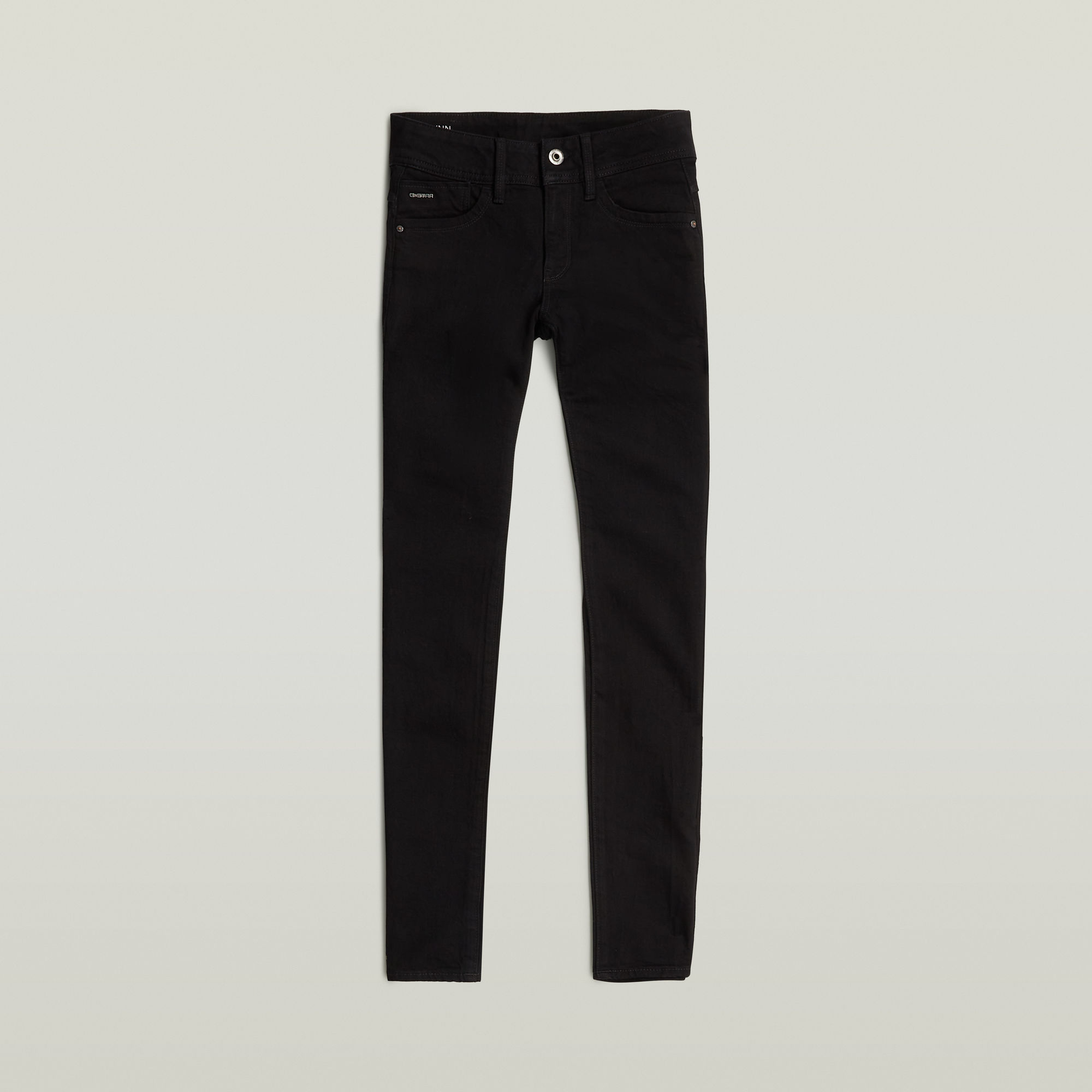 G-Star RAW Lynn Mid Skinny Jeans Zwart Dames