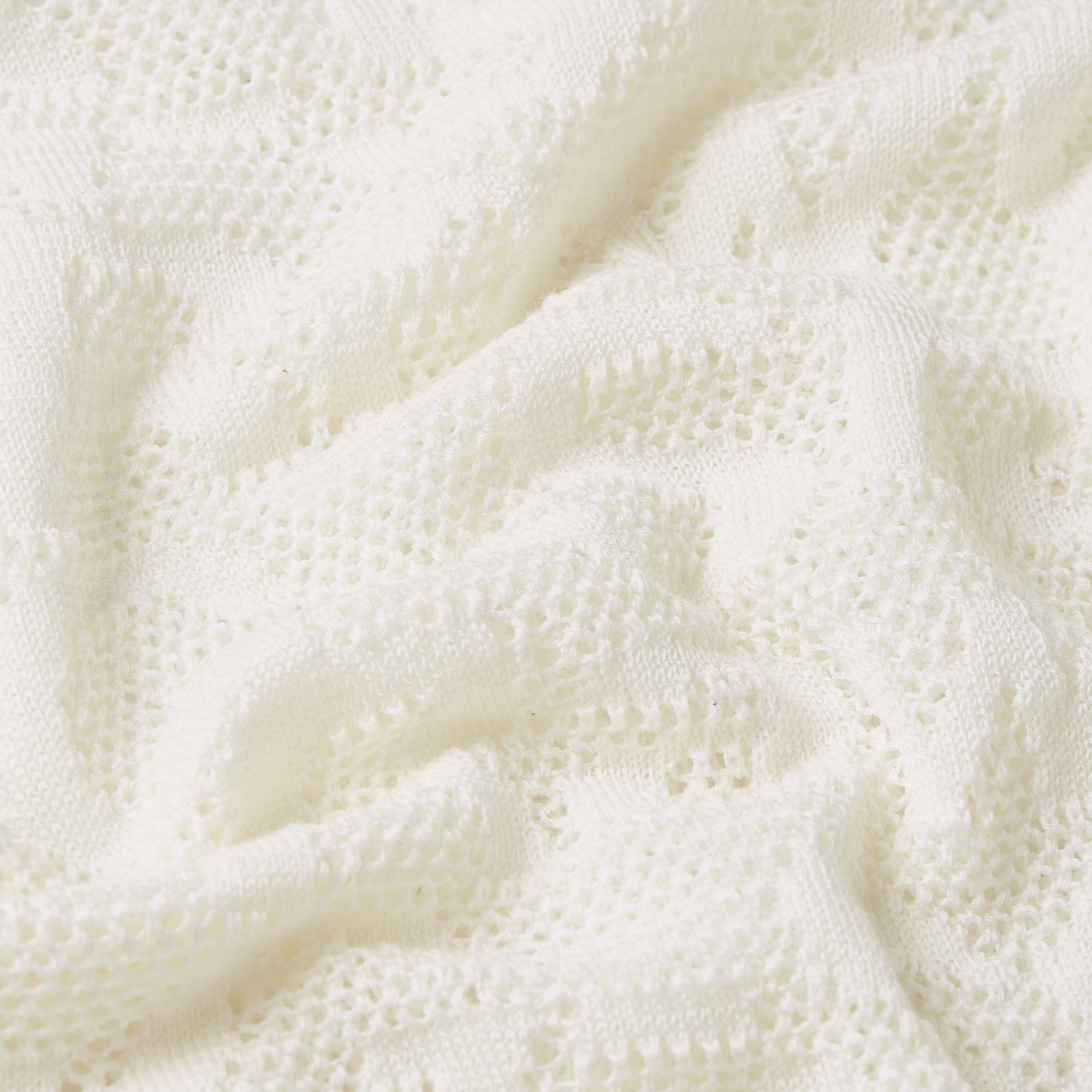 G-Star RAW Pointelle Lichtgewicht Gebreide Polo Wit Dames