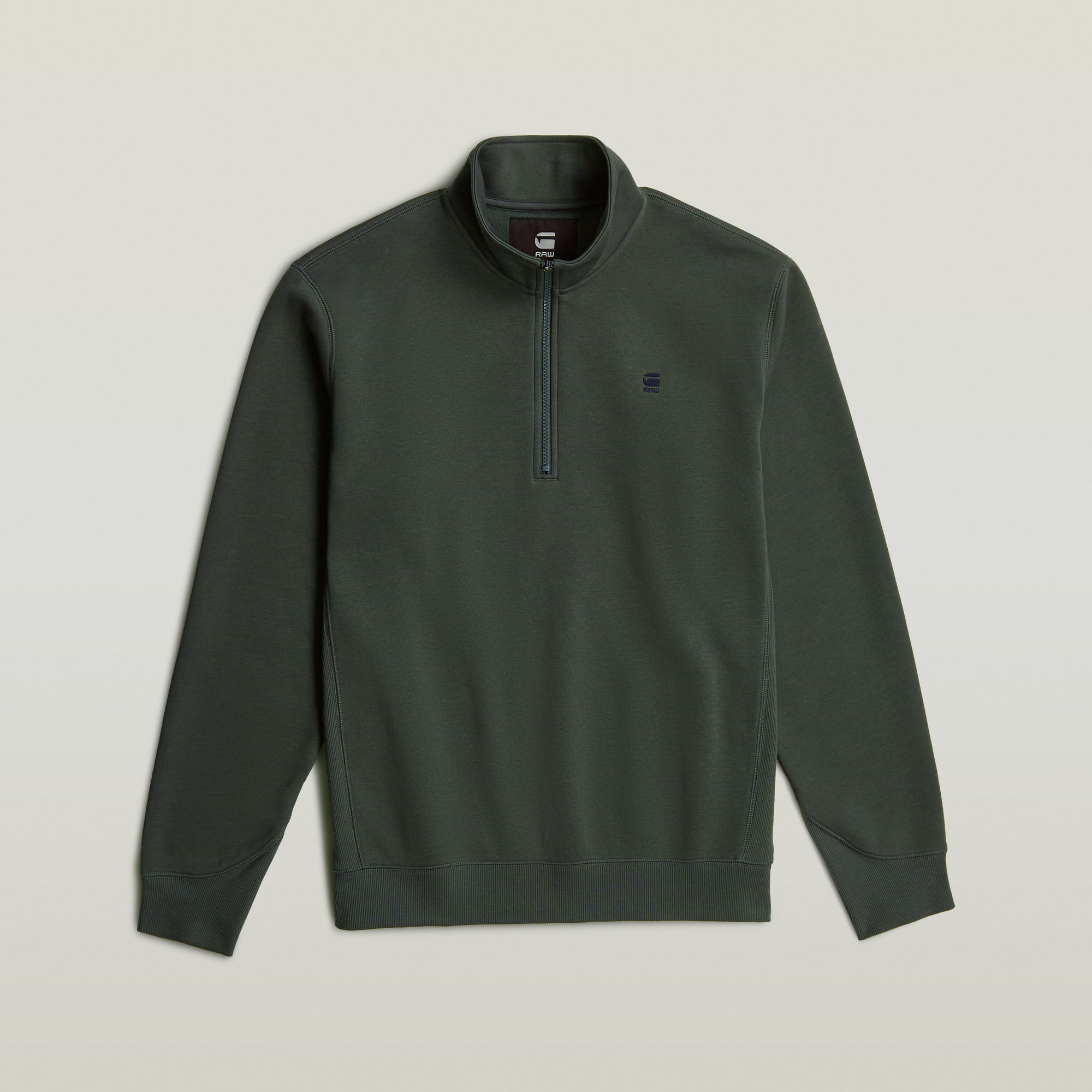 G-Star RAW Premium Core Half Zip Sweater Grijs Heren
