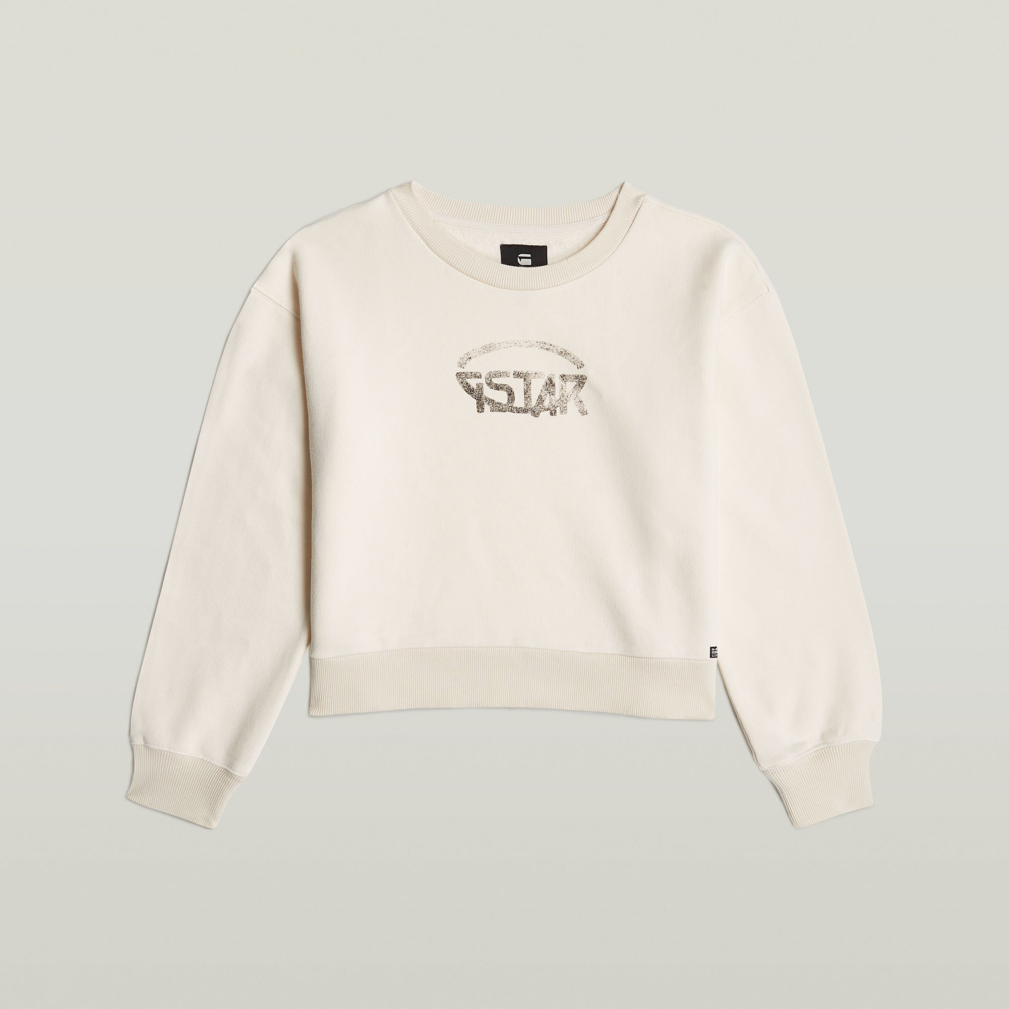 G-Star RAW Logo Loose Sweater Wit Dames