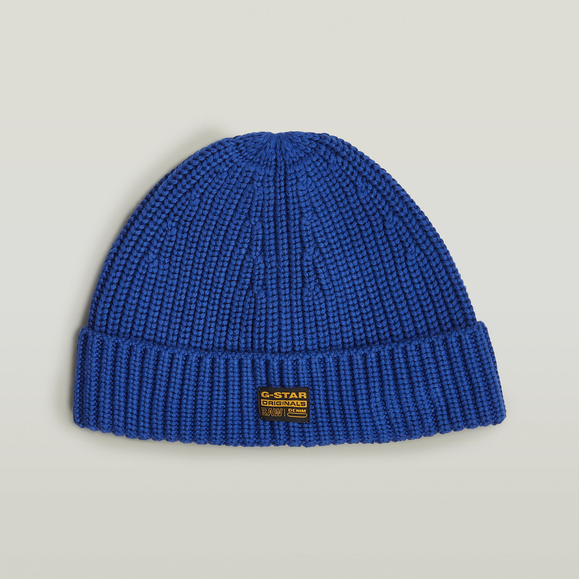 G-Star RAW Originals Fisherman Beanie Midden blauw Heren
