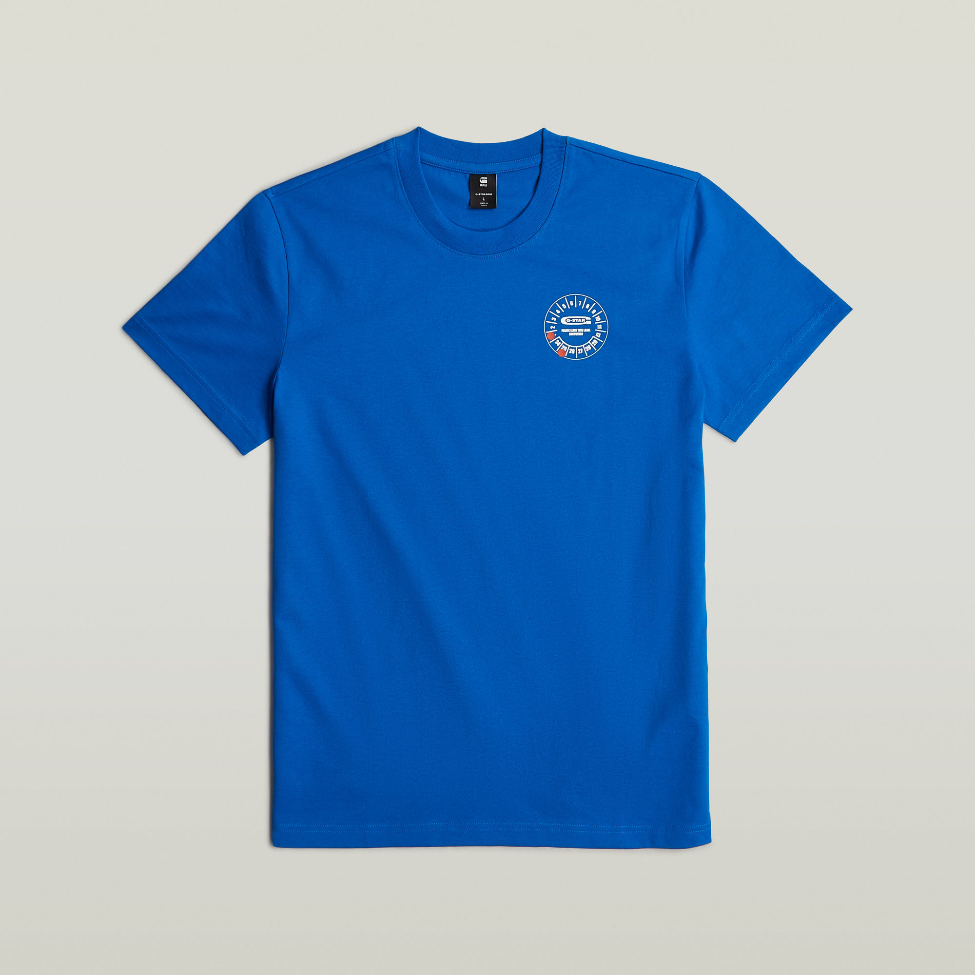 G-Star RAW Gauge T-Shirt Midden blauw Heren