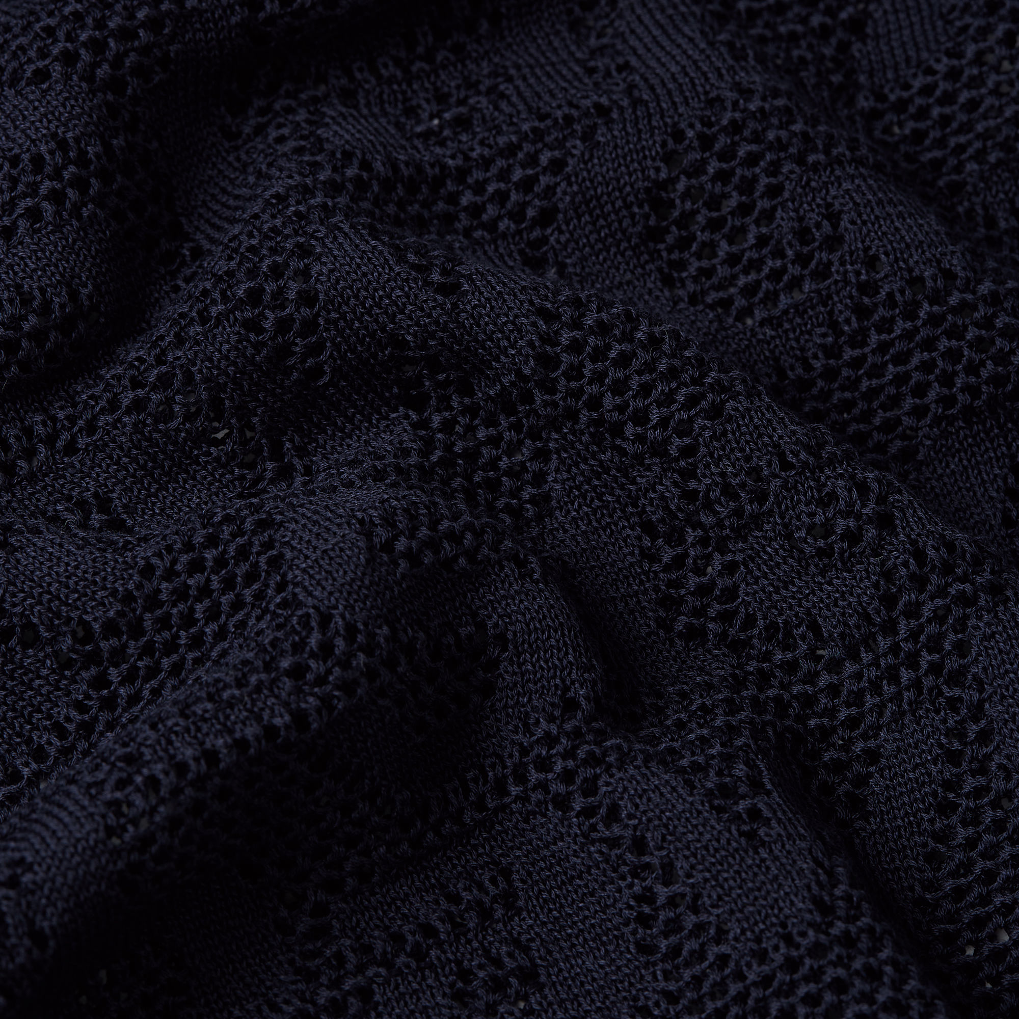 G-Star RAW Pointelle Lichtgewicht Gebreide Trui Donkerblauw Dames