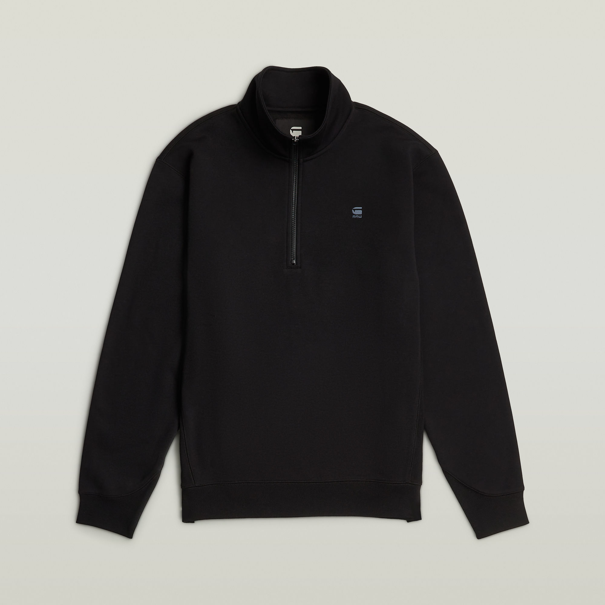 G-Star RAW Premium Core Half Zip Sweater Zwart Heren