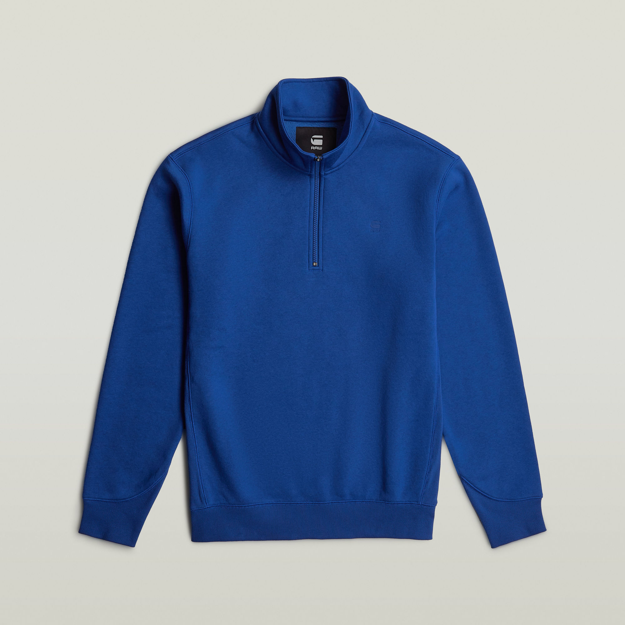 G-Star RAW Premium Core Half Zip Sweater Midden blauw Heren
