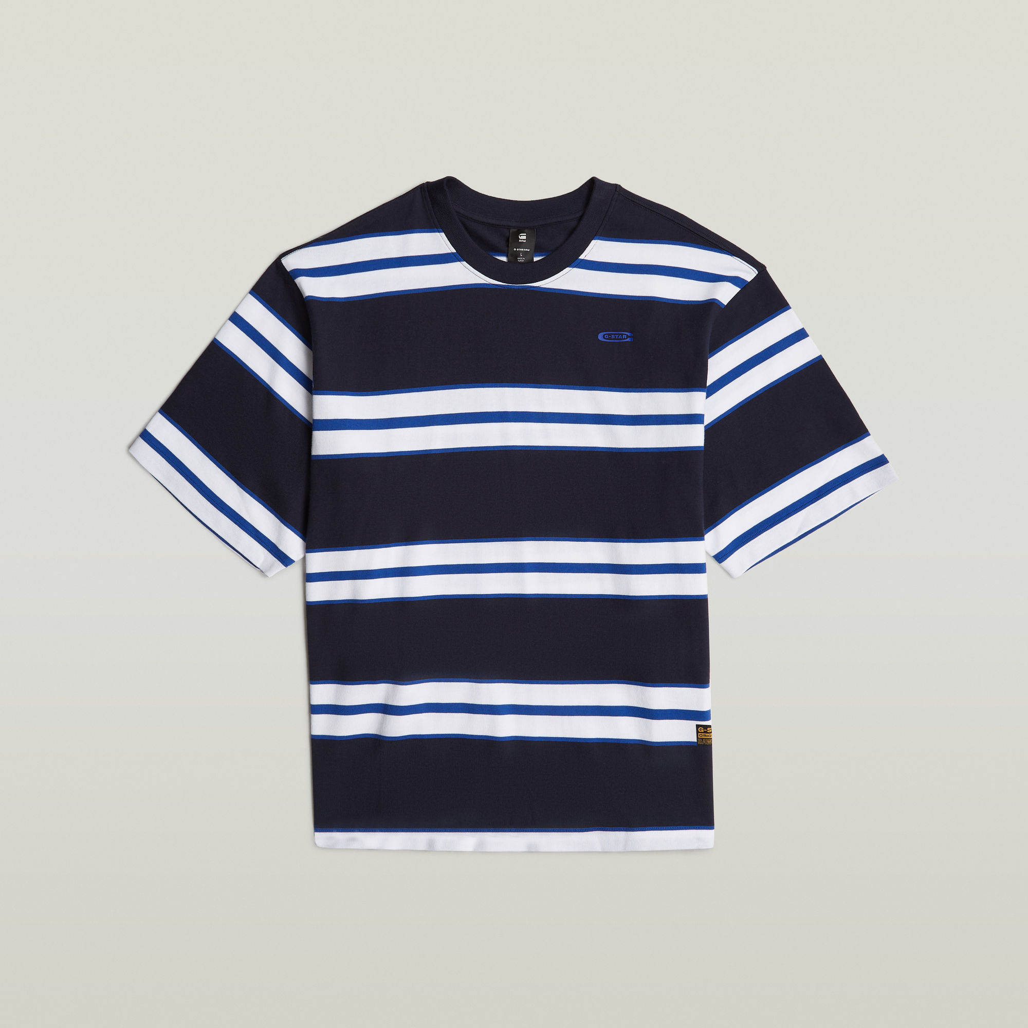 G-Star RAW Stripe Boxy T-Shirt Meerkleurig Heren