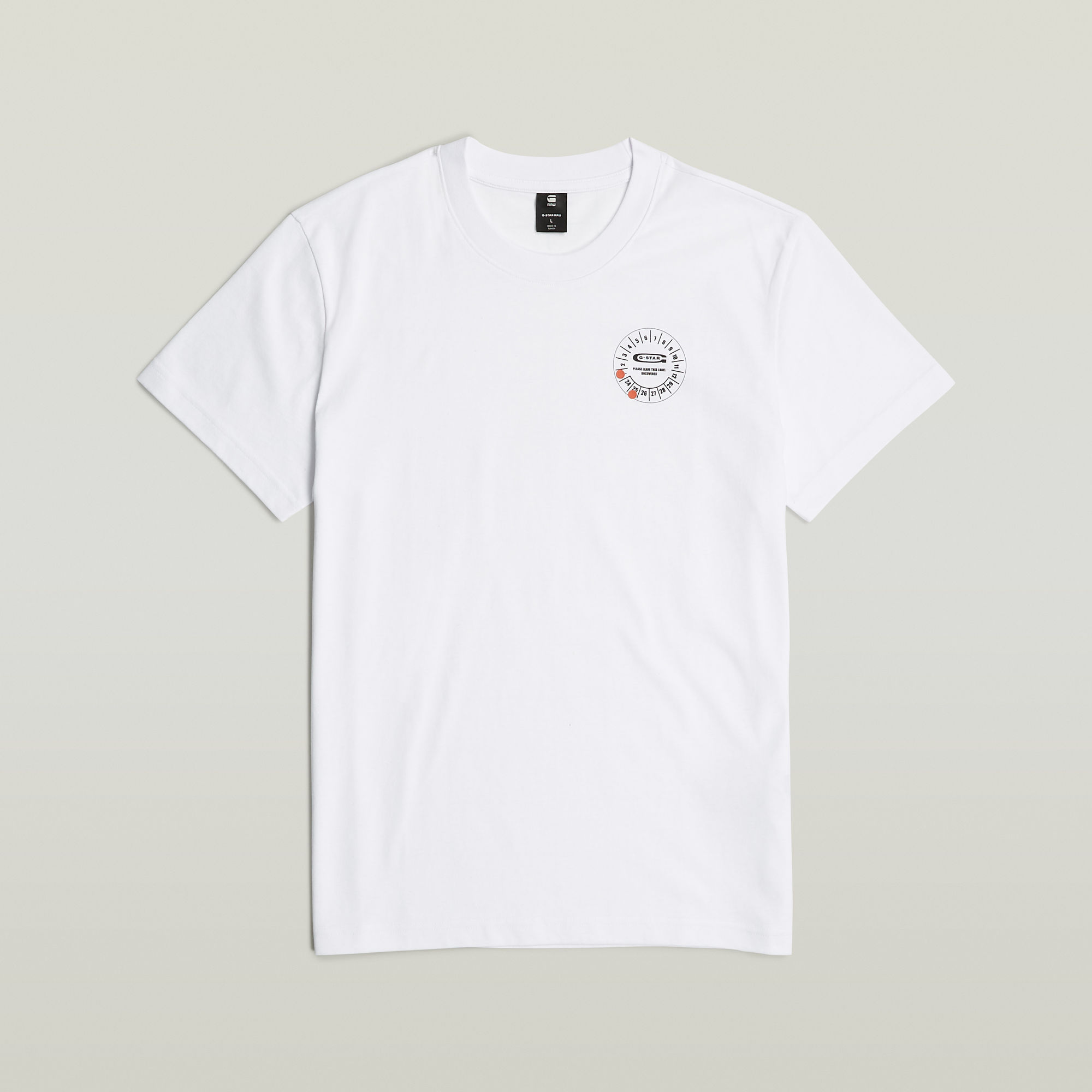G-Star RAW Gauge T-Shirt Wit Heren