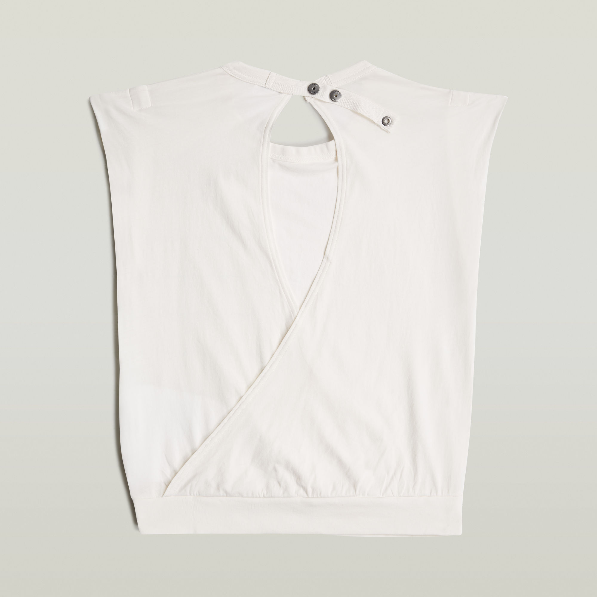 G-Star RAW Open Back Loose Sleeveless Top Wit Dames