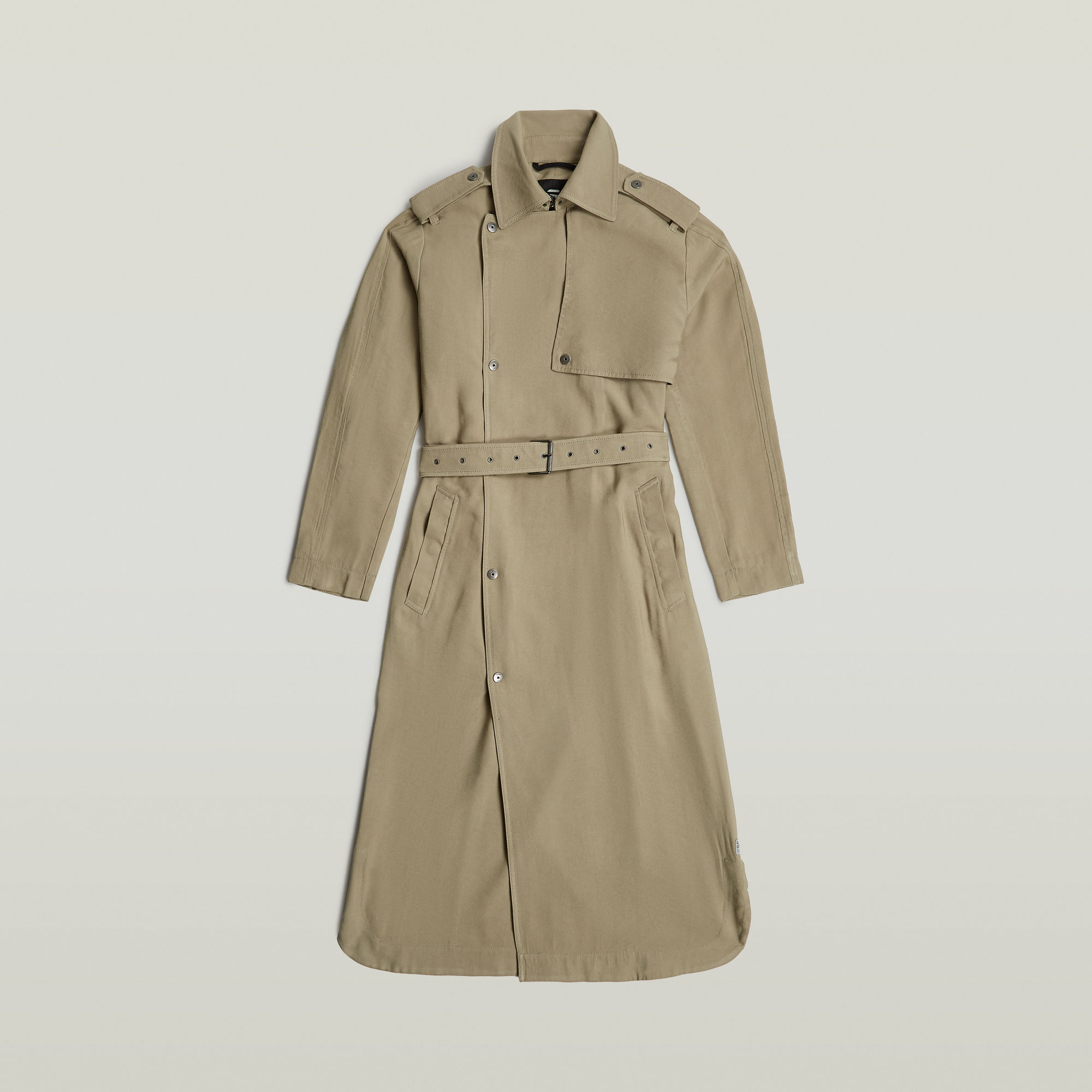 G-Star RAW Fluid Trenchcoat Groen Dames