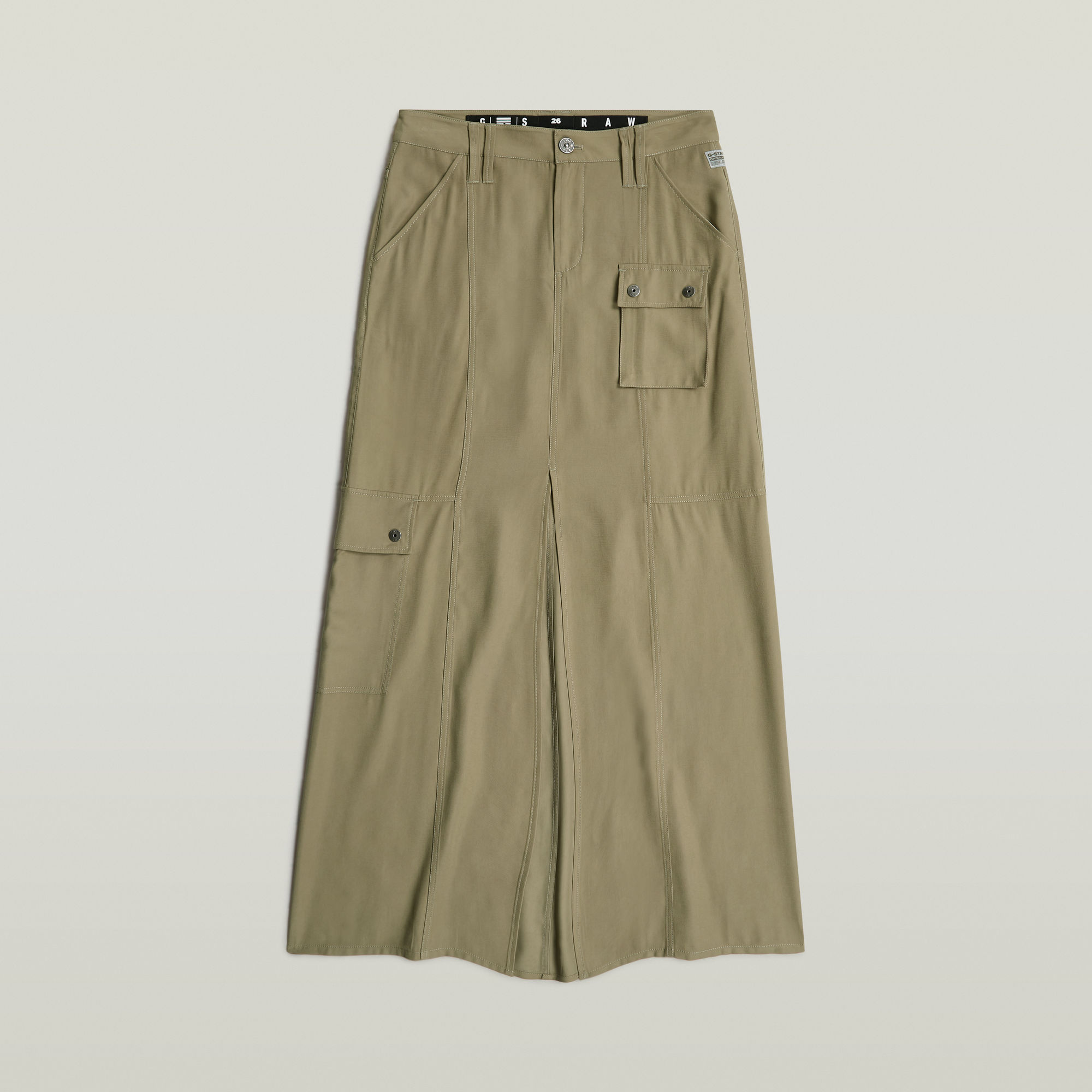 G-Star RAW Fluid Lange Rok Groen Dames