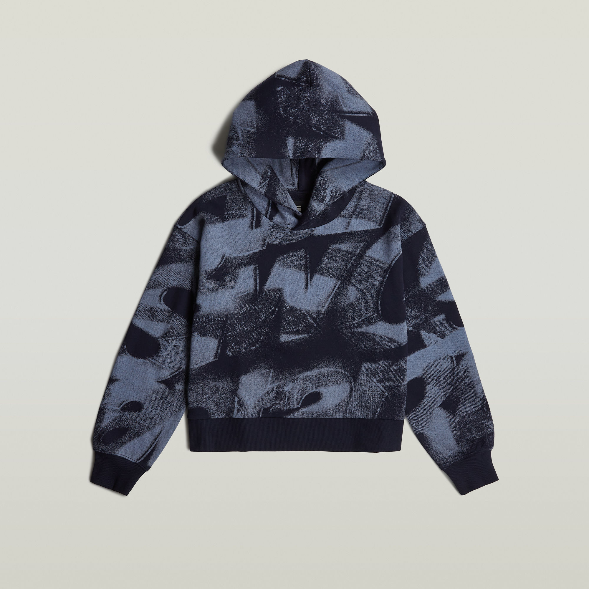 G-Star RAW Sprayed Letters Loose Hoodie Meerkleurig Dames