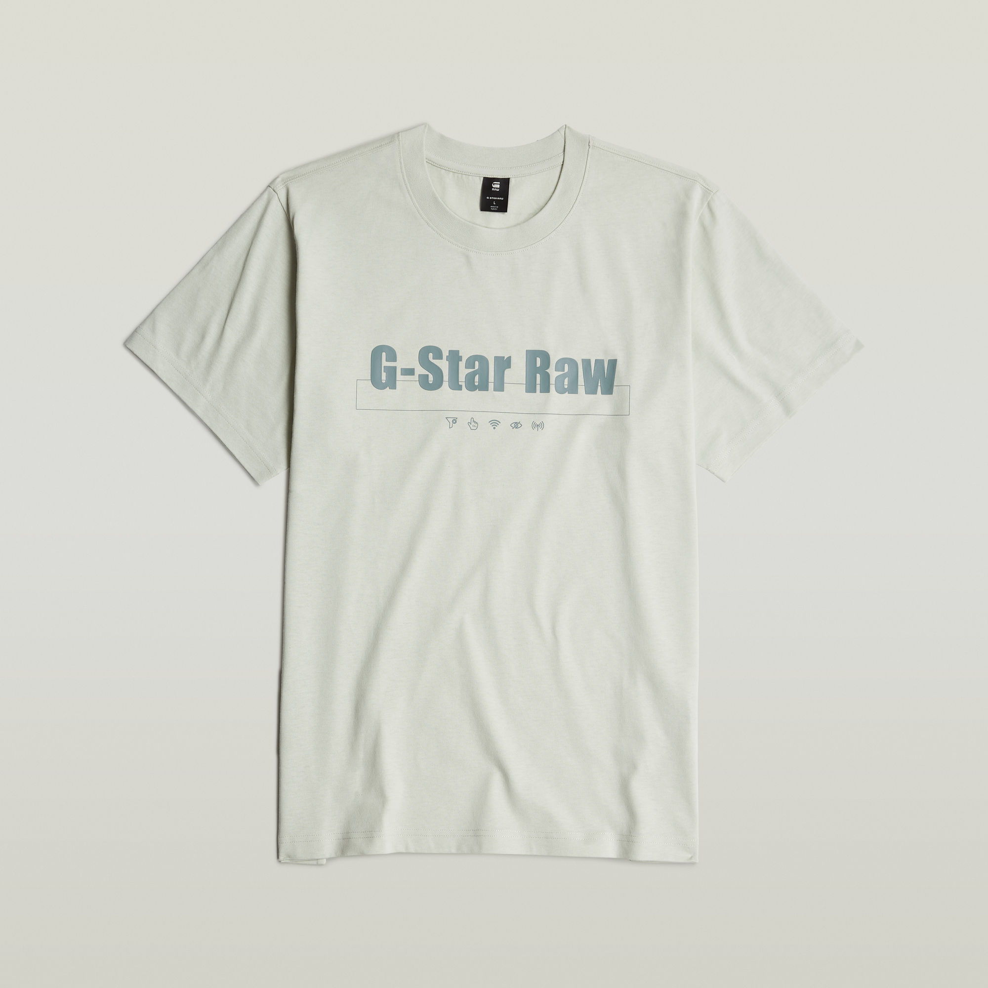 G-Star RAW Symbols Print Loose T-Shirt Grijs Heren