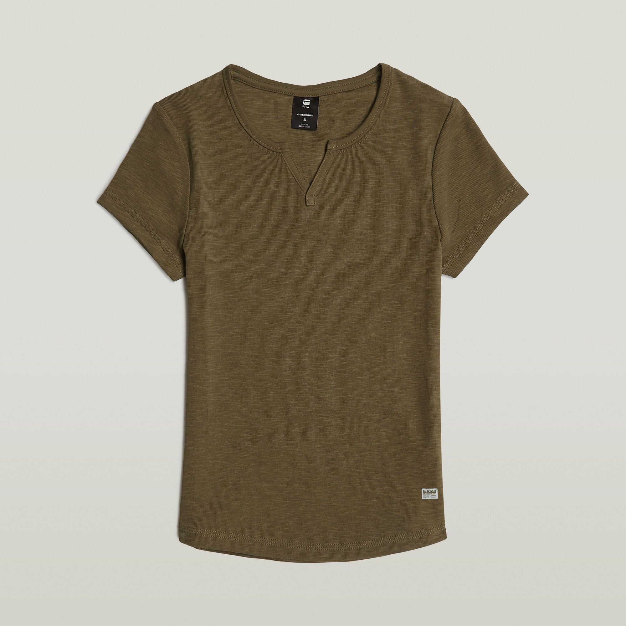 G-Star RAW Micro Placket Slim Top Groen Dames