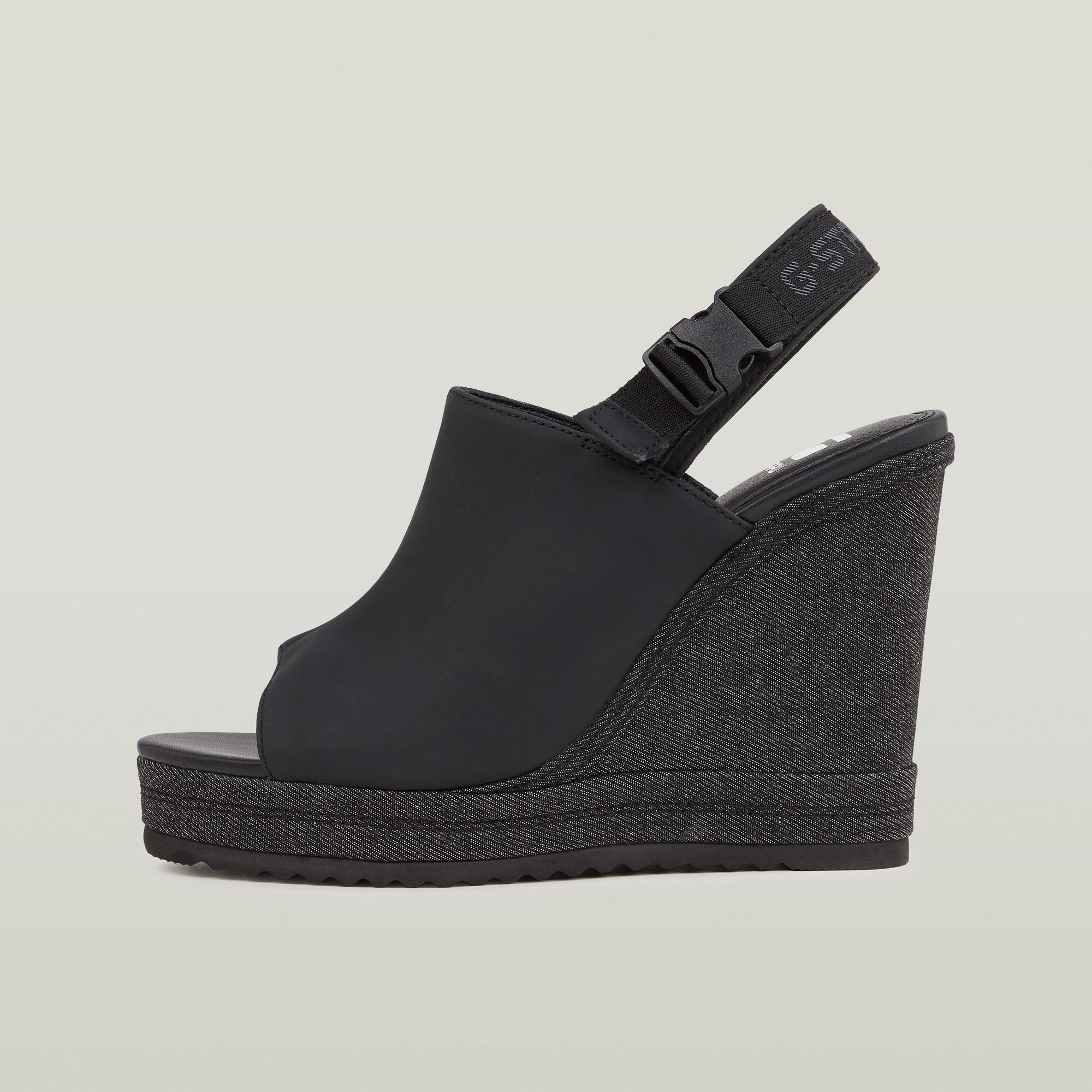 

Bodana Strap Tonal Sleehak - Zwart - Dames