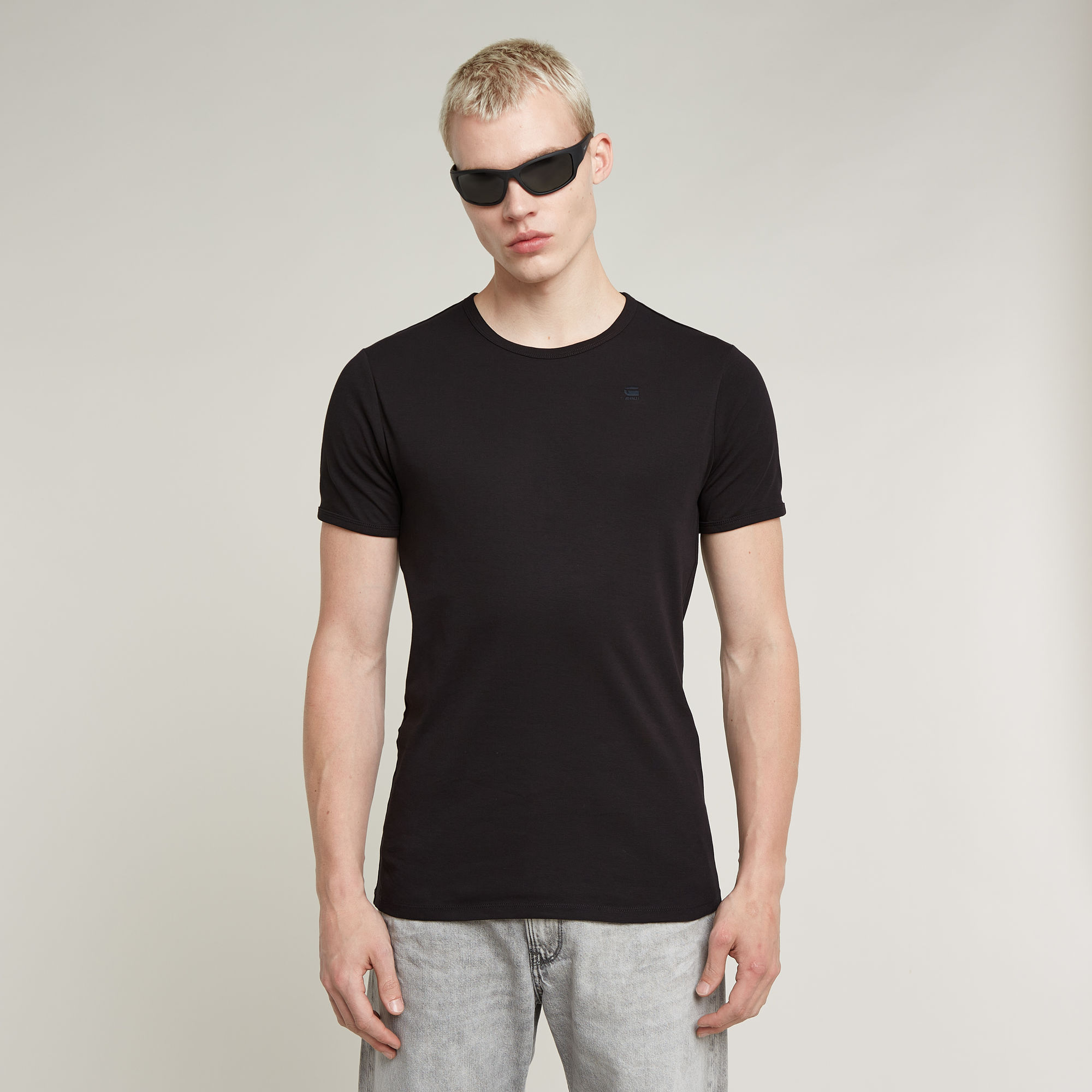 Base T-Shirt 2-Pack - Schwarz - Herren