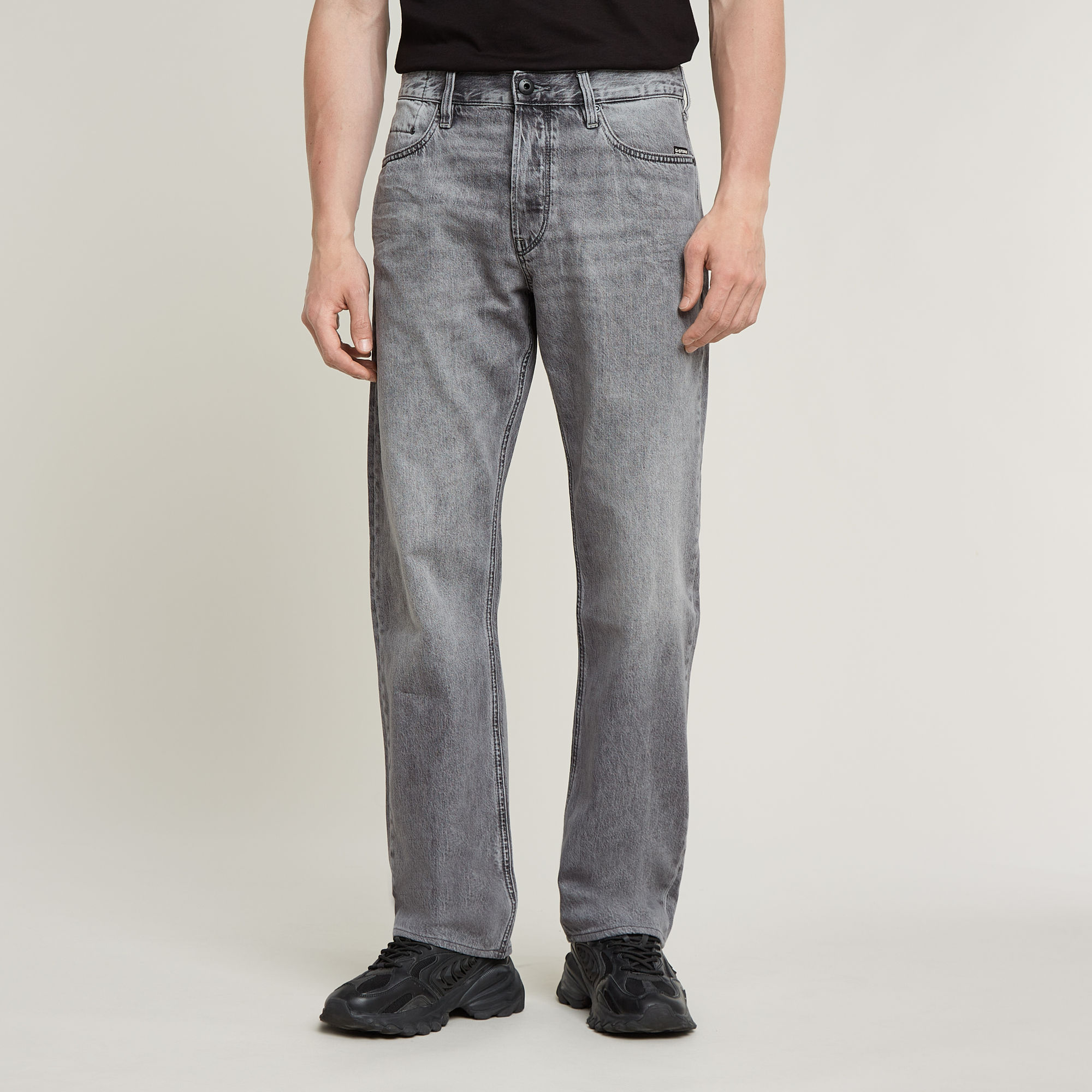 Dakota Regular Straight Jeans - Grau - Herren