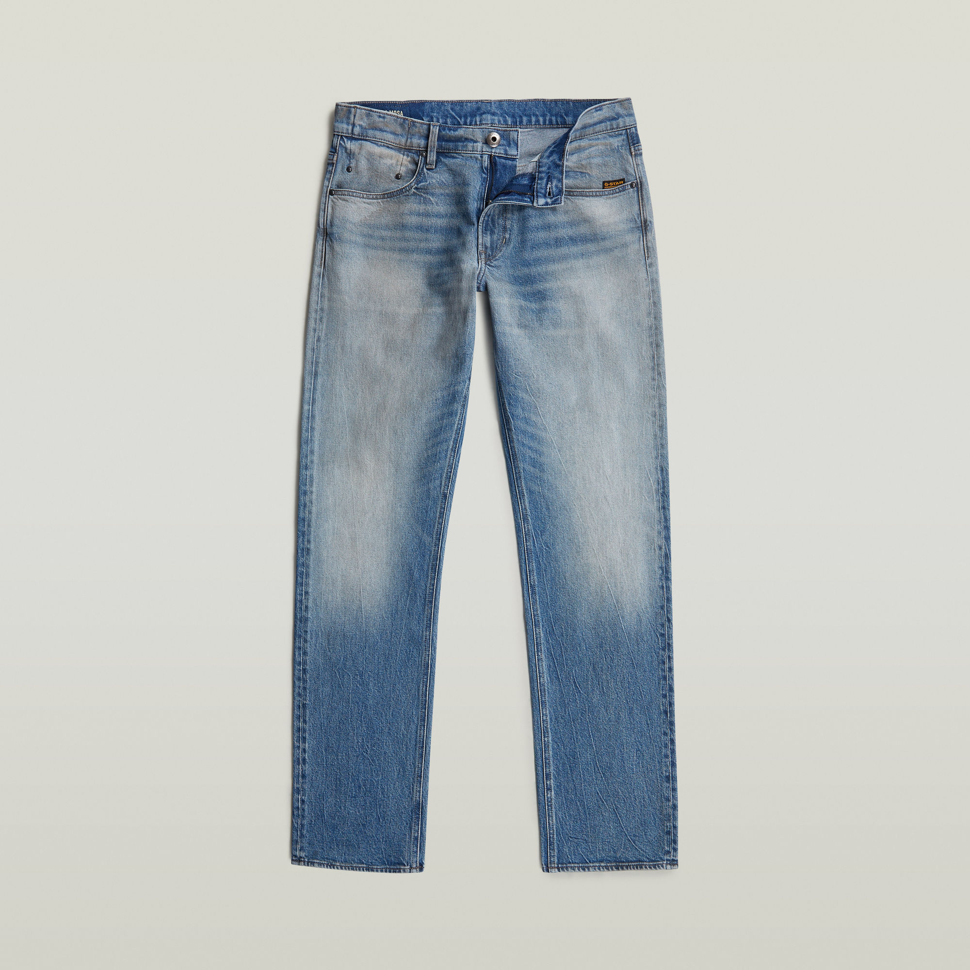 G-Star RAW Mosa Straight Jeans Midden blauw Heren