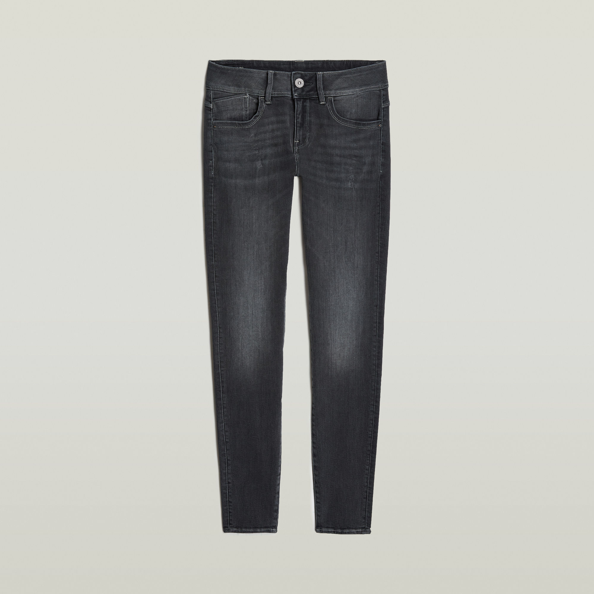 G-Star RAW Lynn Mid Skinny Jeans Zwart Dames