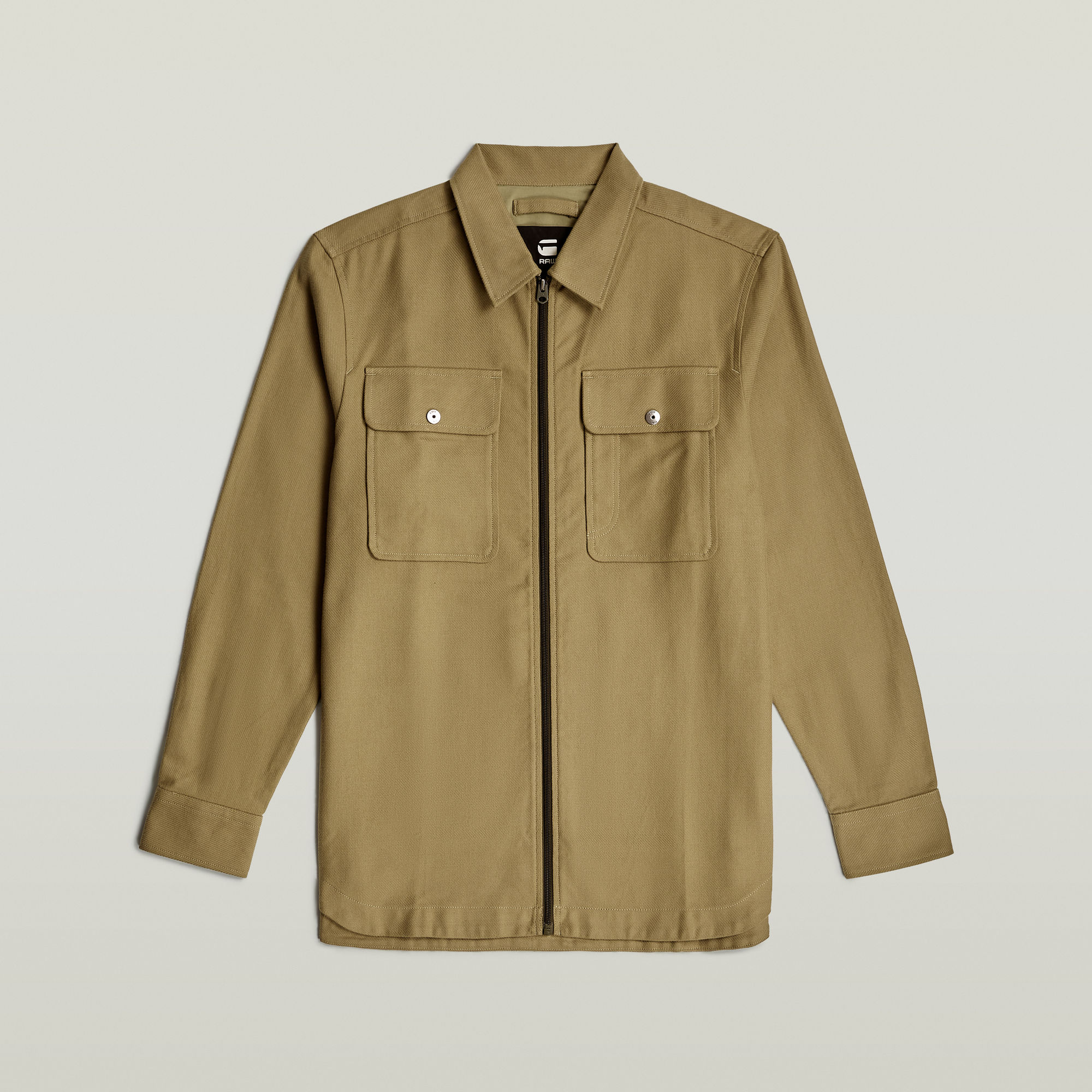G-Star RAW GPO Zip Overshirt Groen Heren