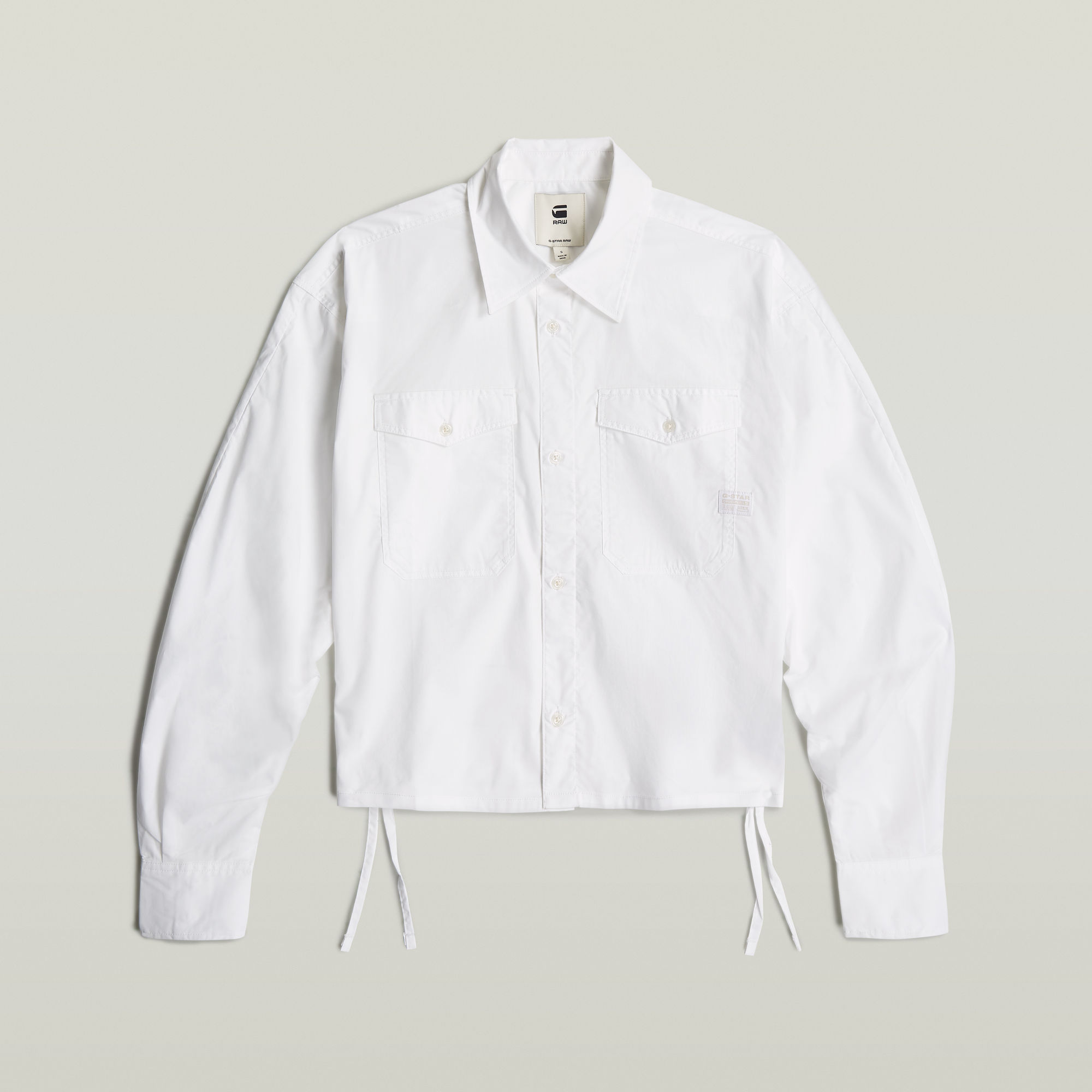 G-Star RAW Boxy Blouse Wit Dames