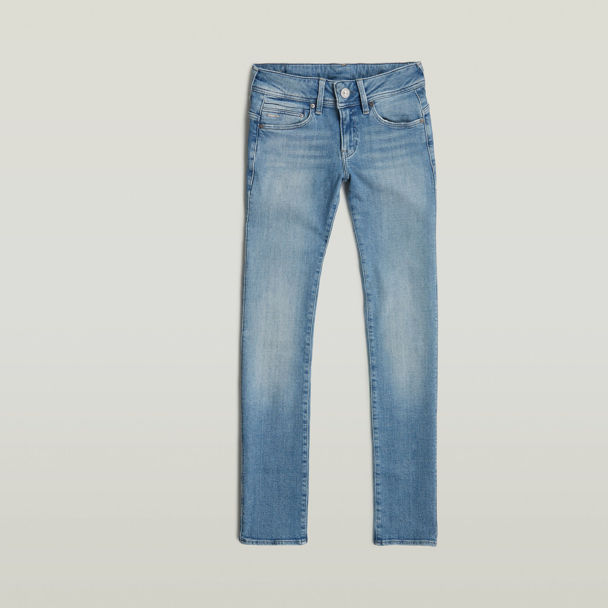G-Star RAW Midge Slim Straight Jeans Lichtblauw Dames