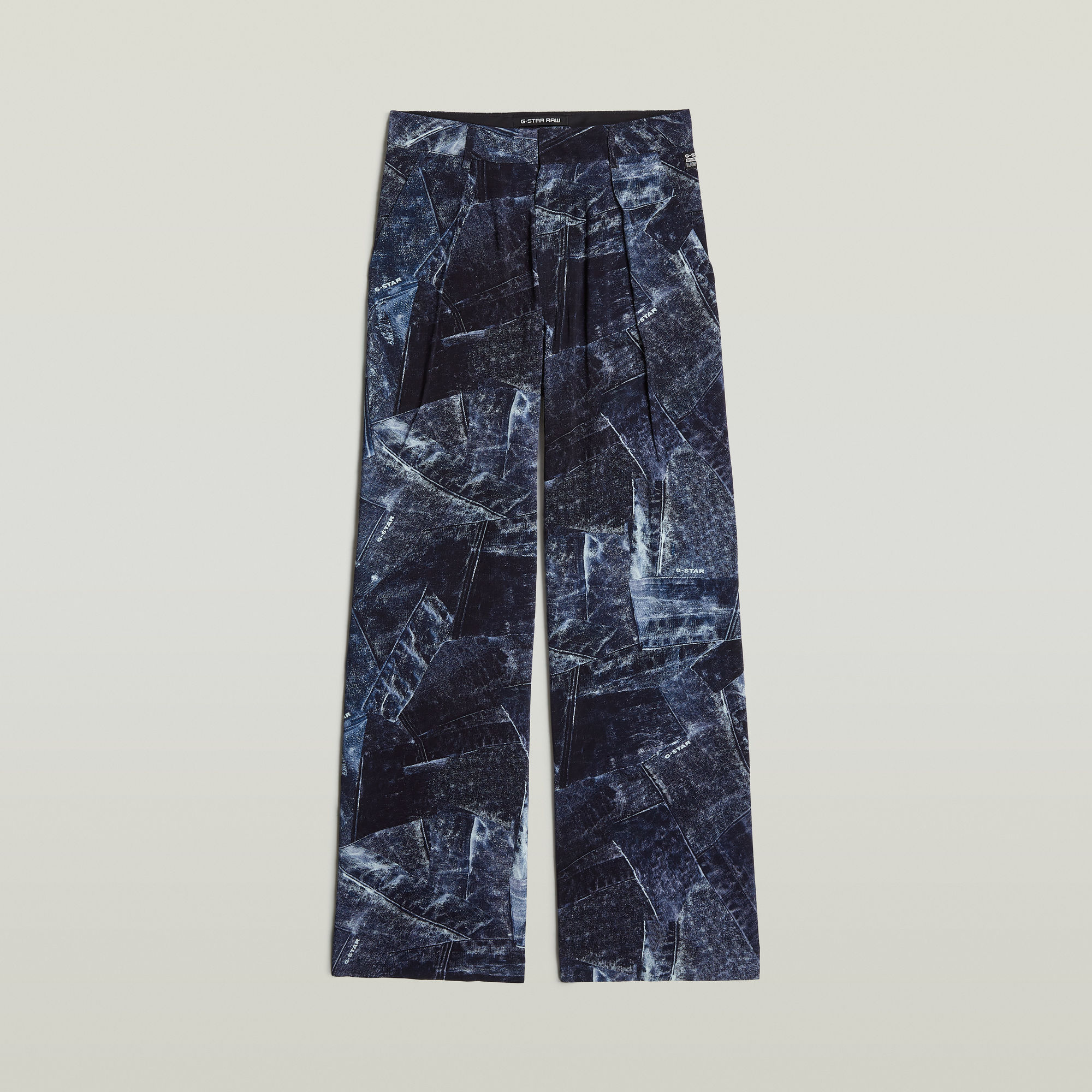 G-Star RAW Fluid Wide Leg Broek Meerkleurig Dames