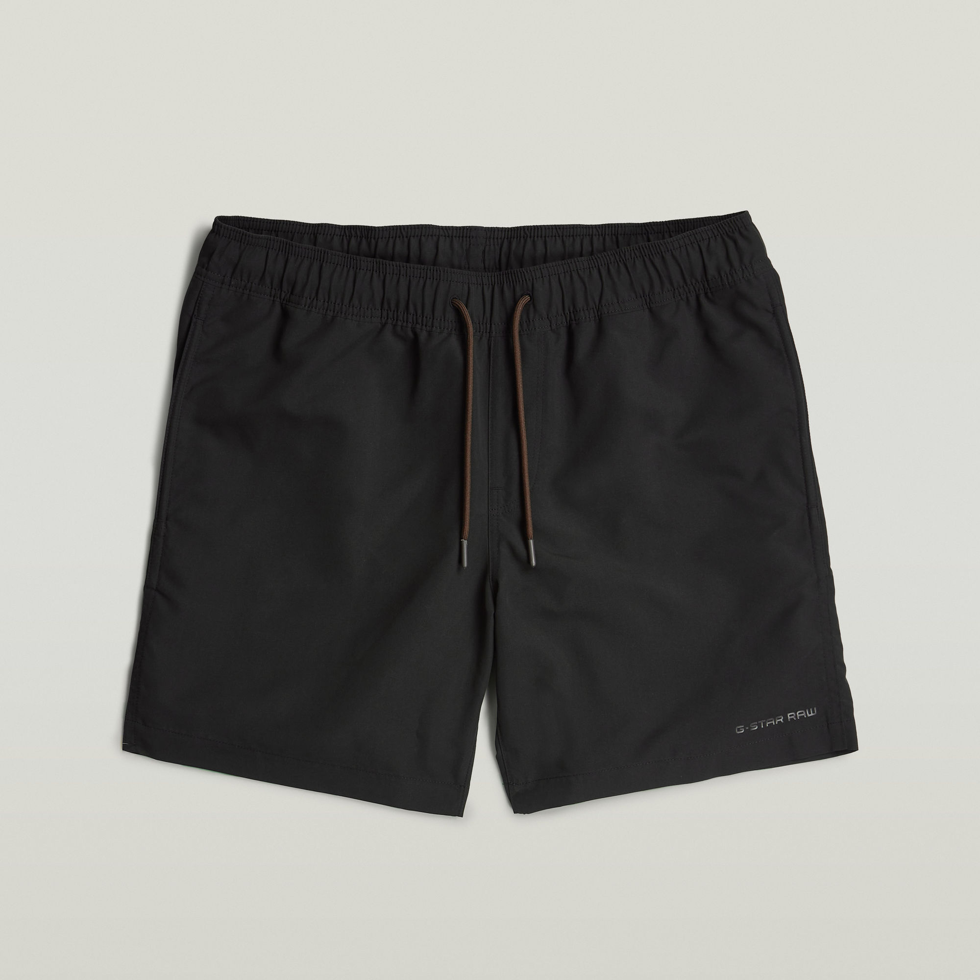 Dirik Solid Badeshorts - Schwarz - Herren