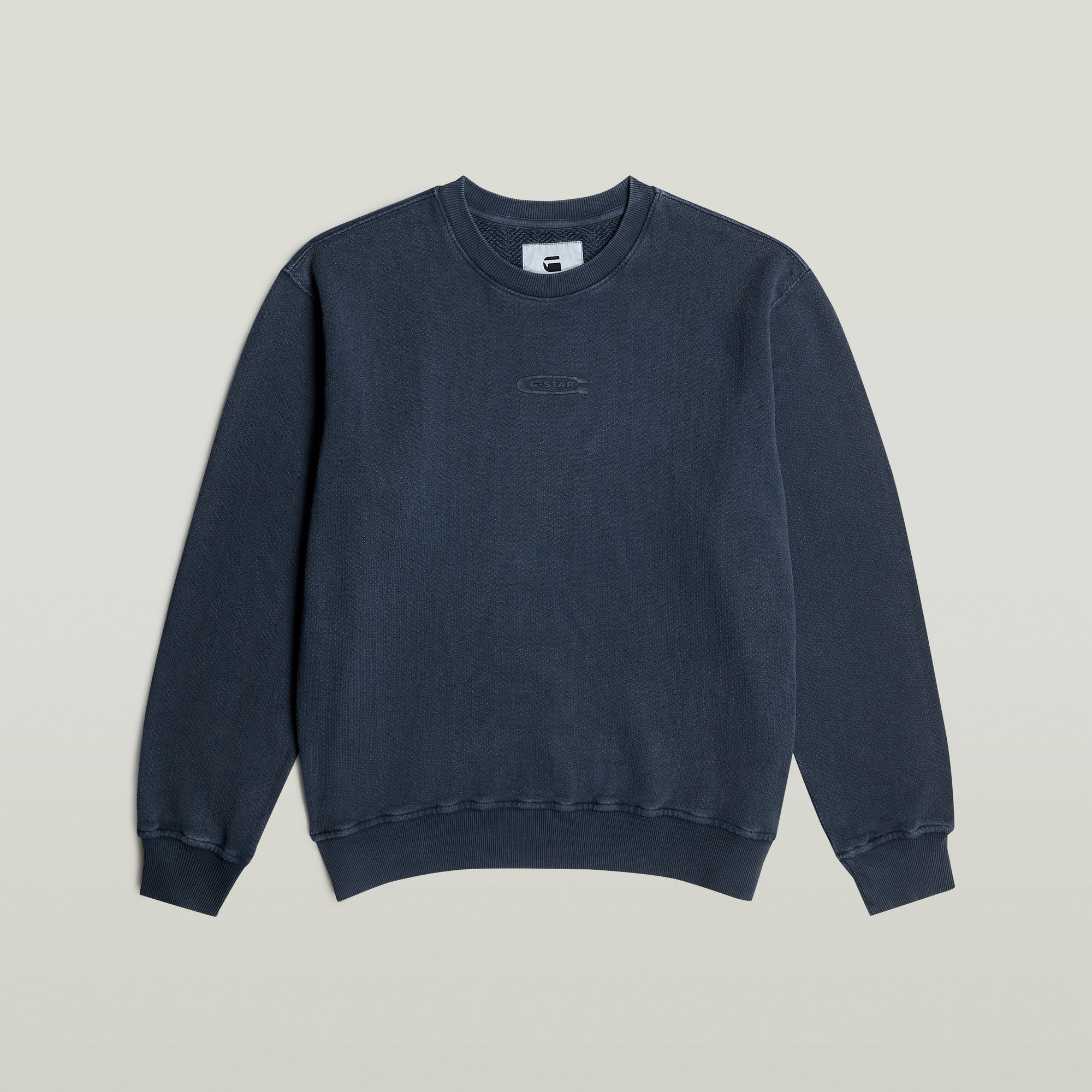 G-Star RAW Washed Relaxed Sweater Donkerblauw Heren