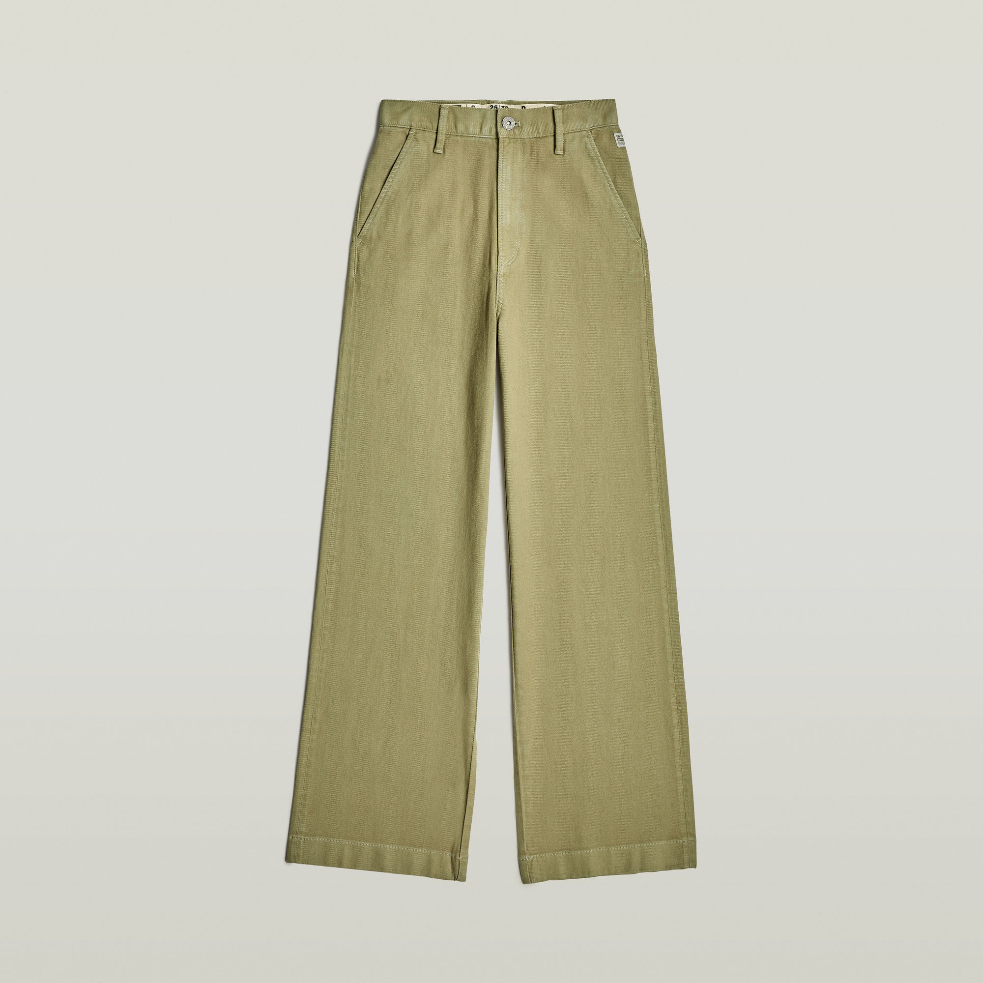 G-Star RAW Deck 2.0 High Loose Chino Groen Dames