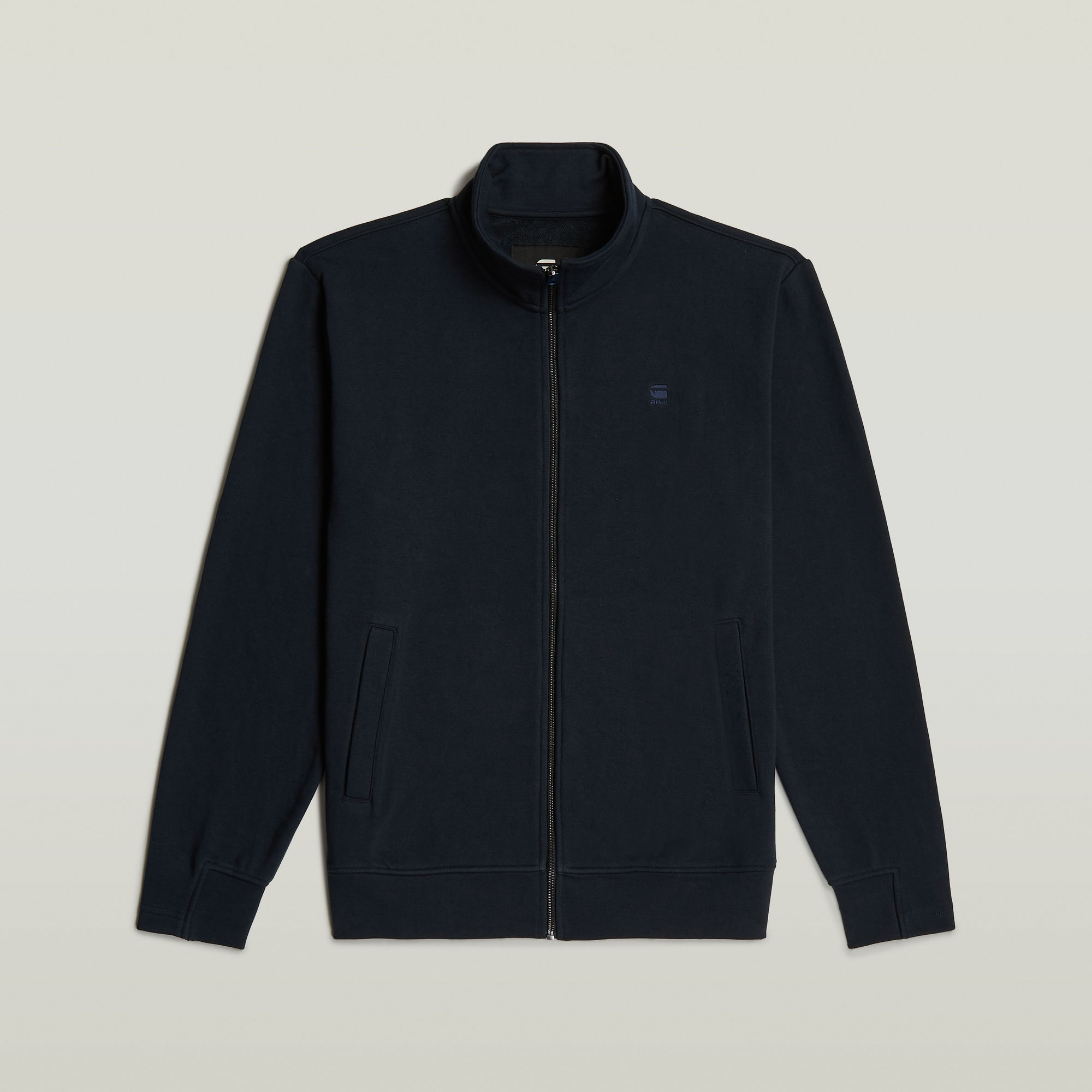 G-Star RAW Nifous Sweater Met Rits Donkerblauw Heren