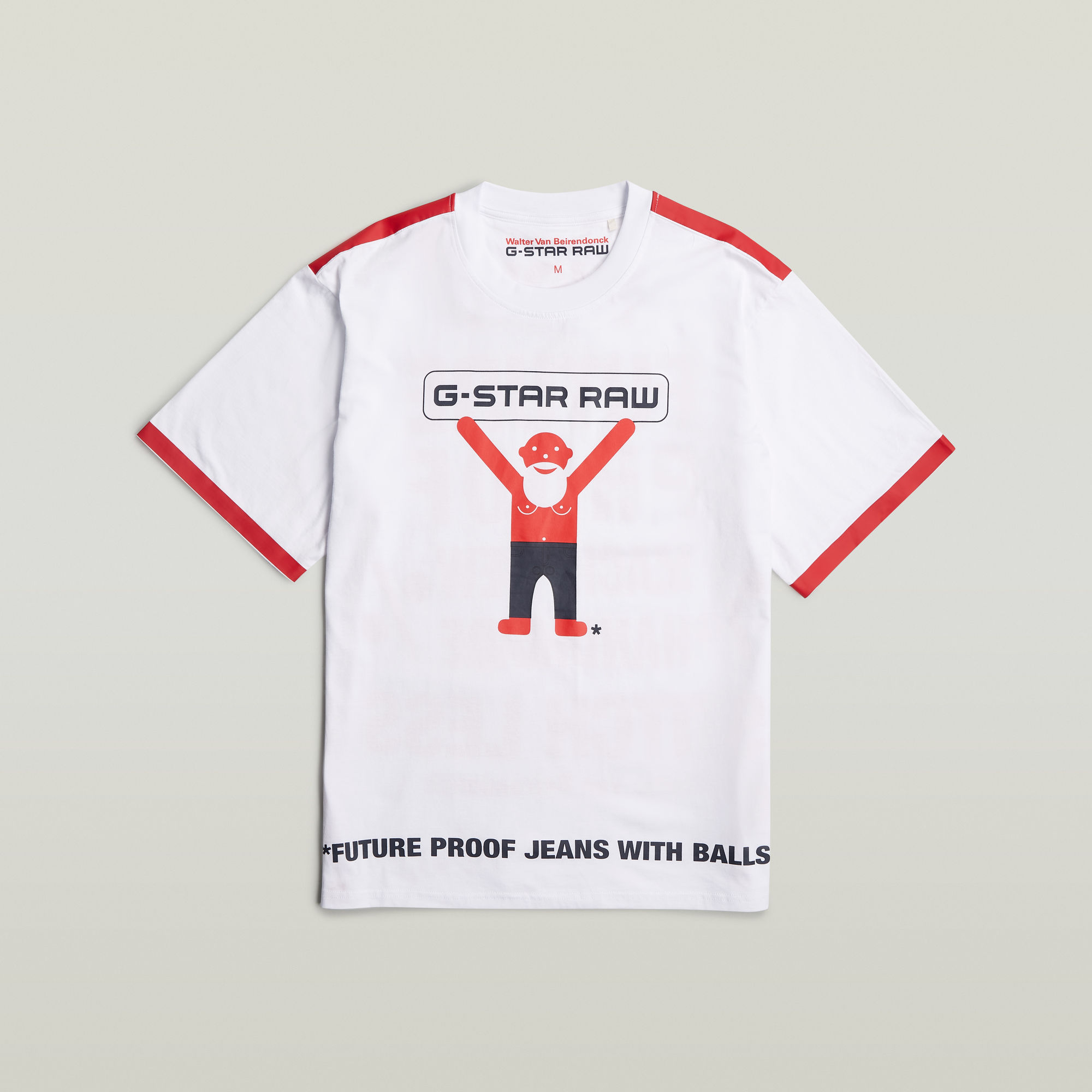 G-Star RAW WVB Unisex Boxy Tee Wit Heren