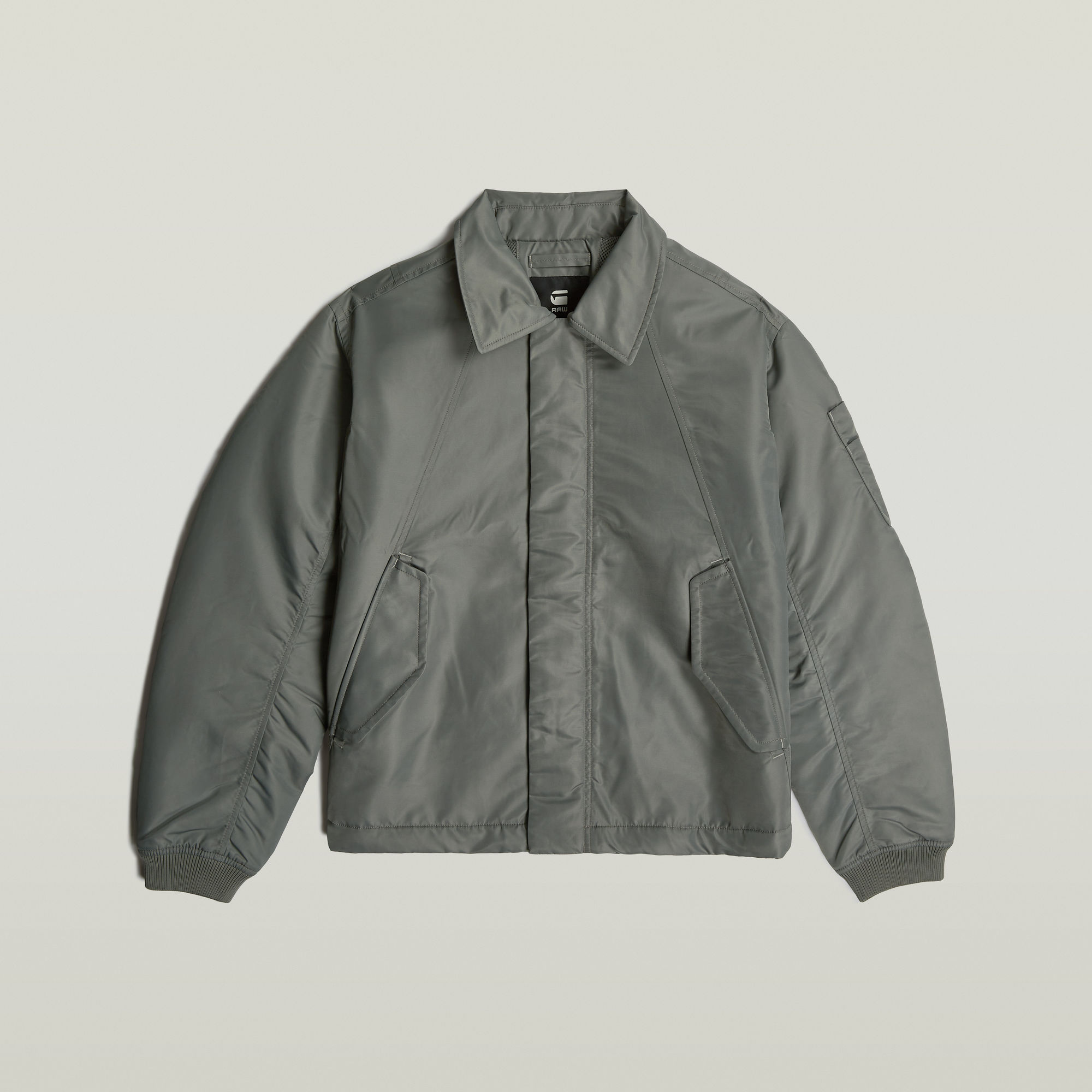 G-Star RAW Lichtgewicht Gewatteerd Bomberjack Grijs Heren