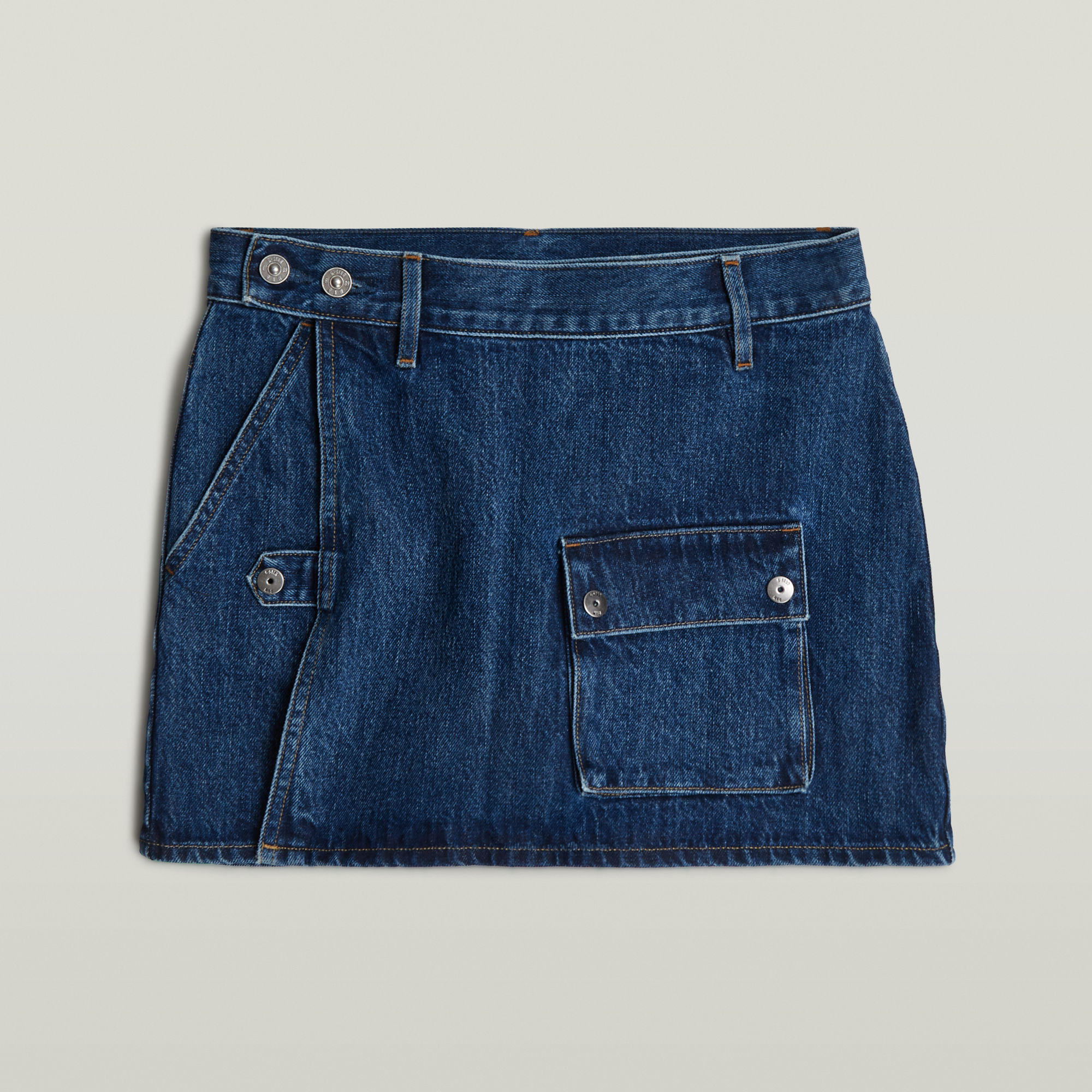 G-Star RAW Micro Denim Skort Donkerblauw Dames