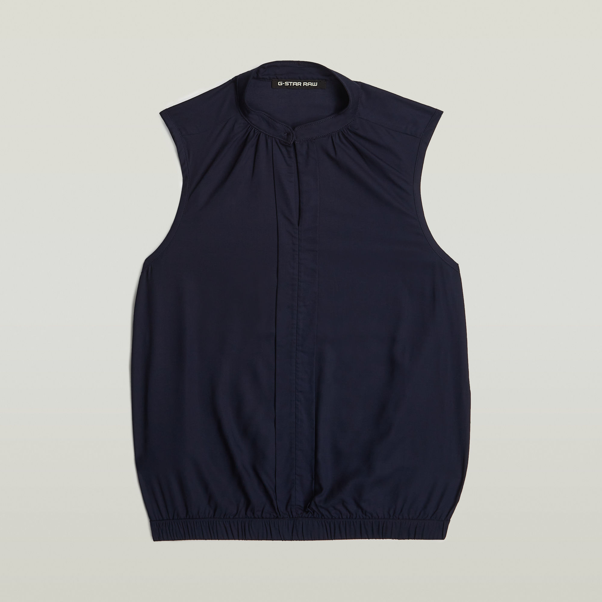 G-Star RAW Stand Up Collar Top Donkerblauw Dames