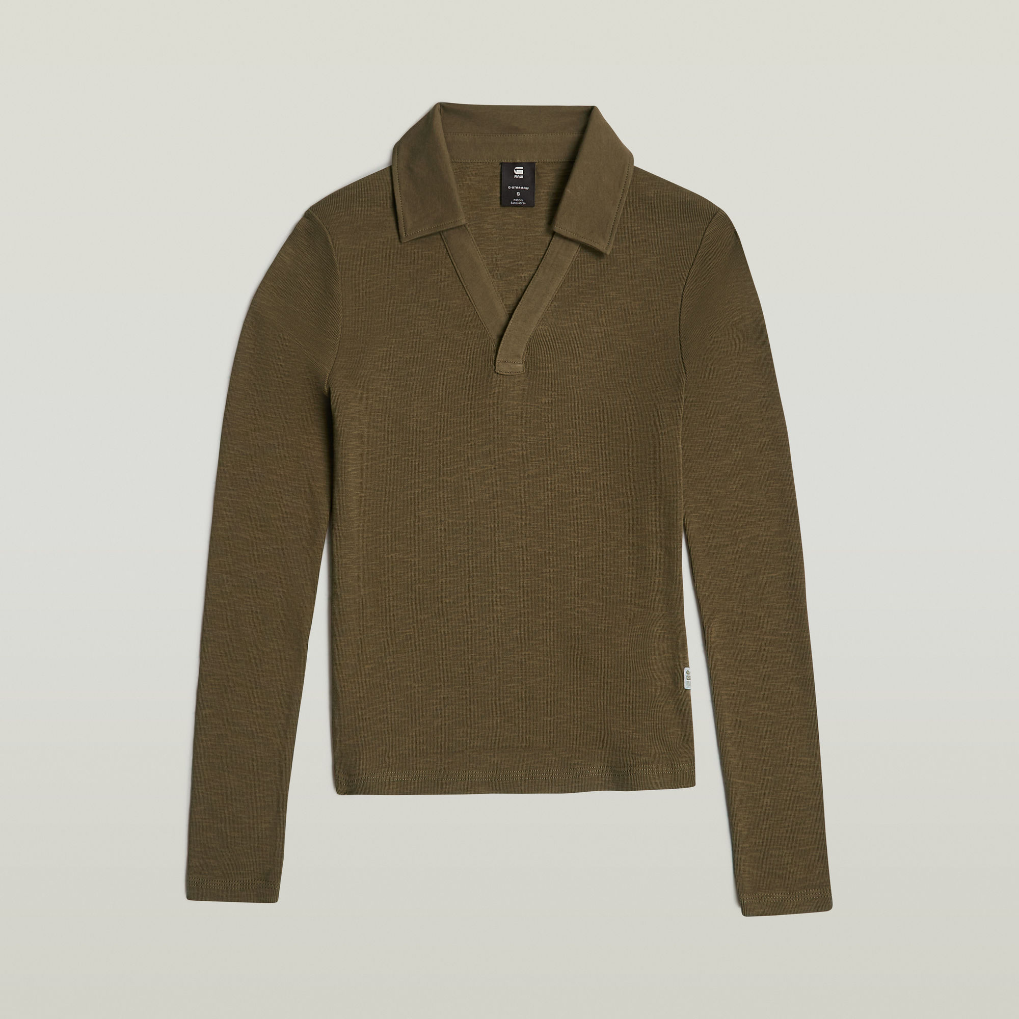 G-Star RAW Polo Top Slim Groen Dames