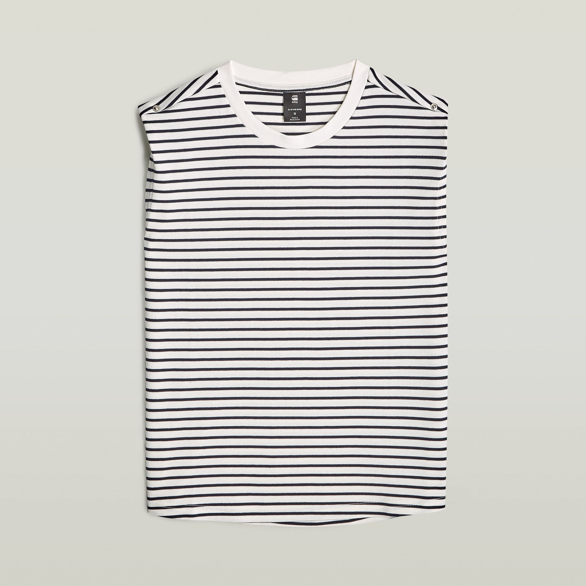 G-Star RAW Stripe Boxy Top Meerkleurig Dames