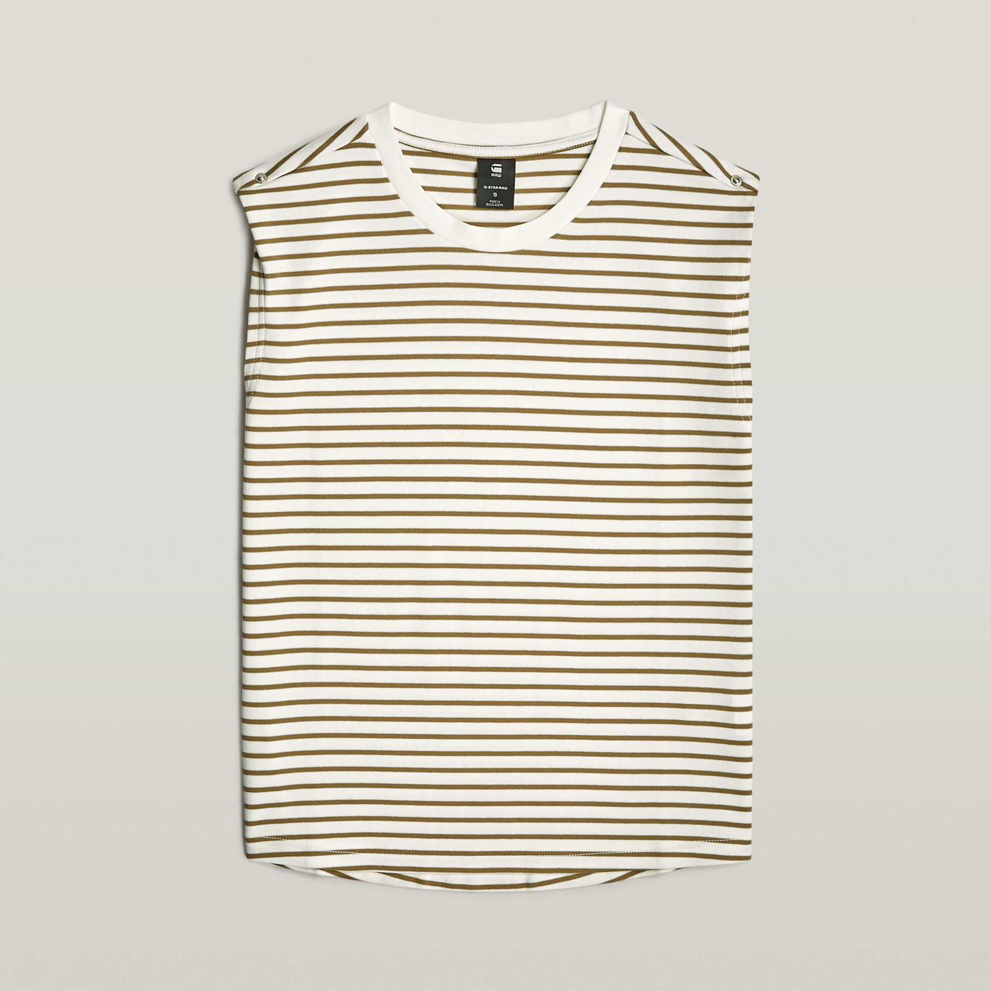 G-Star RAW Stripe Boxy Top Meerkleurig Dames