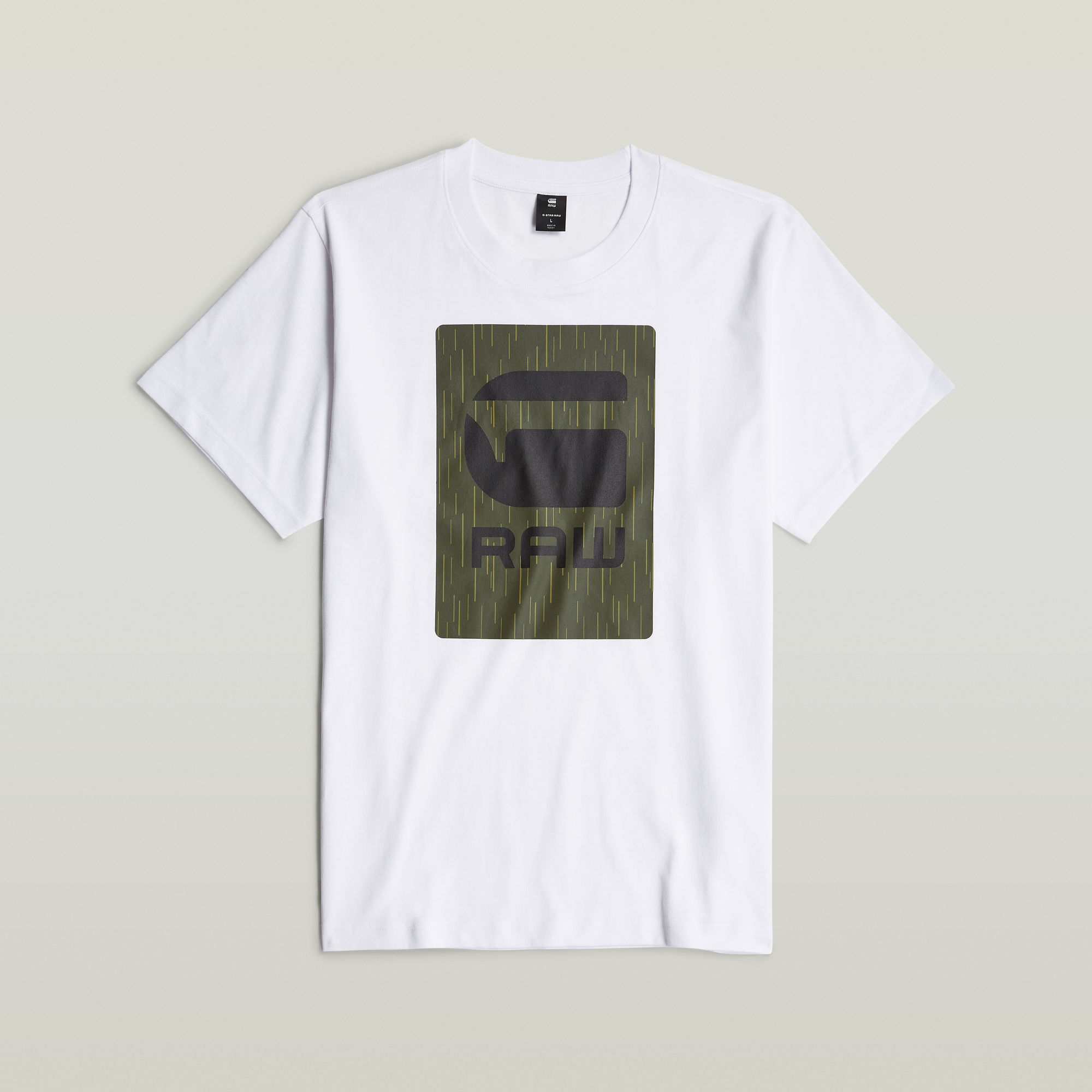 G-Star RAW Burger Box Rain Loose T-Shirt Wit Heren