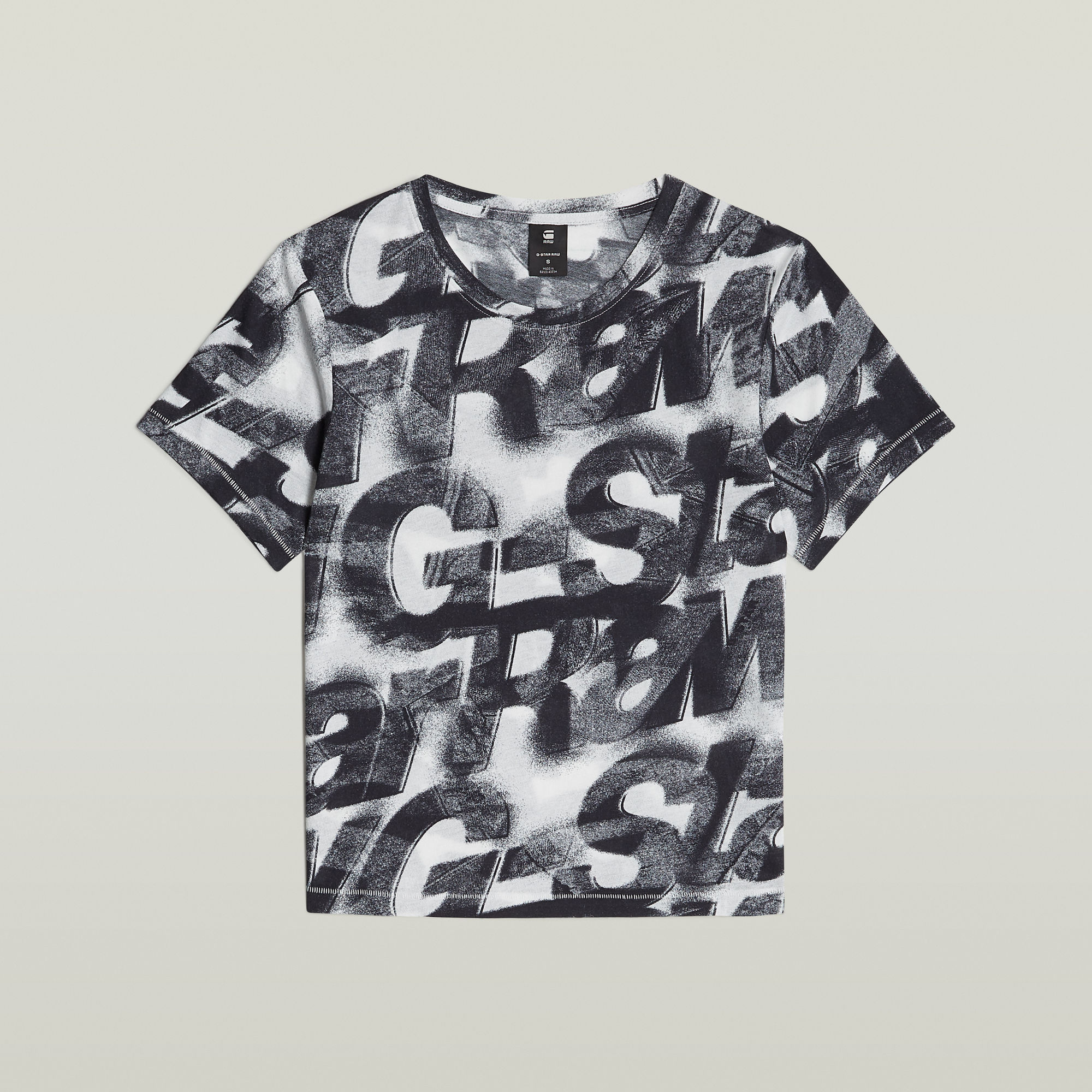 G-Star RAW Sprayed Letters Top Meerkleurig Dames