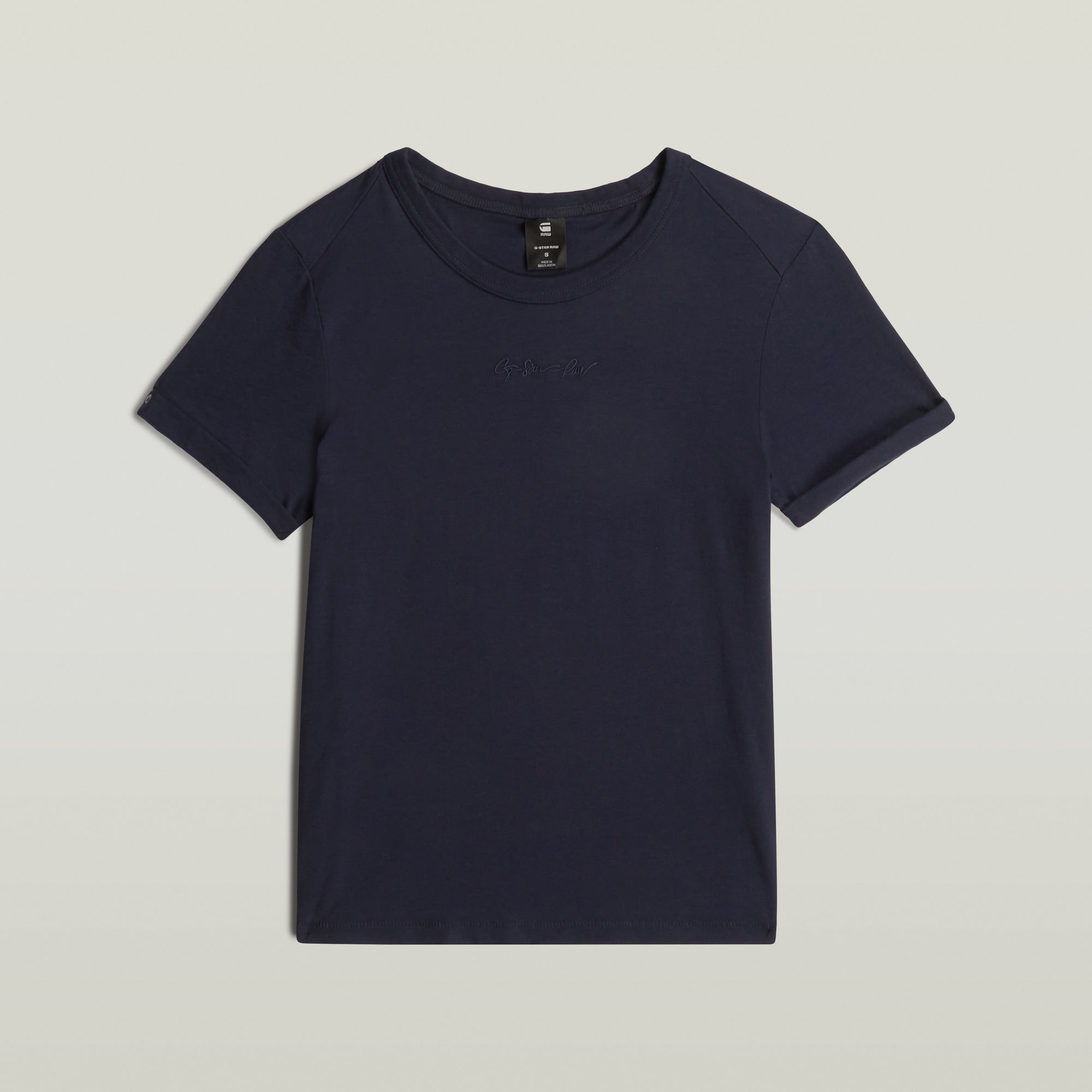 G-Star RAW Embro G-Script Logo Top Donkerblauw Dames
