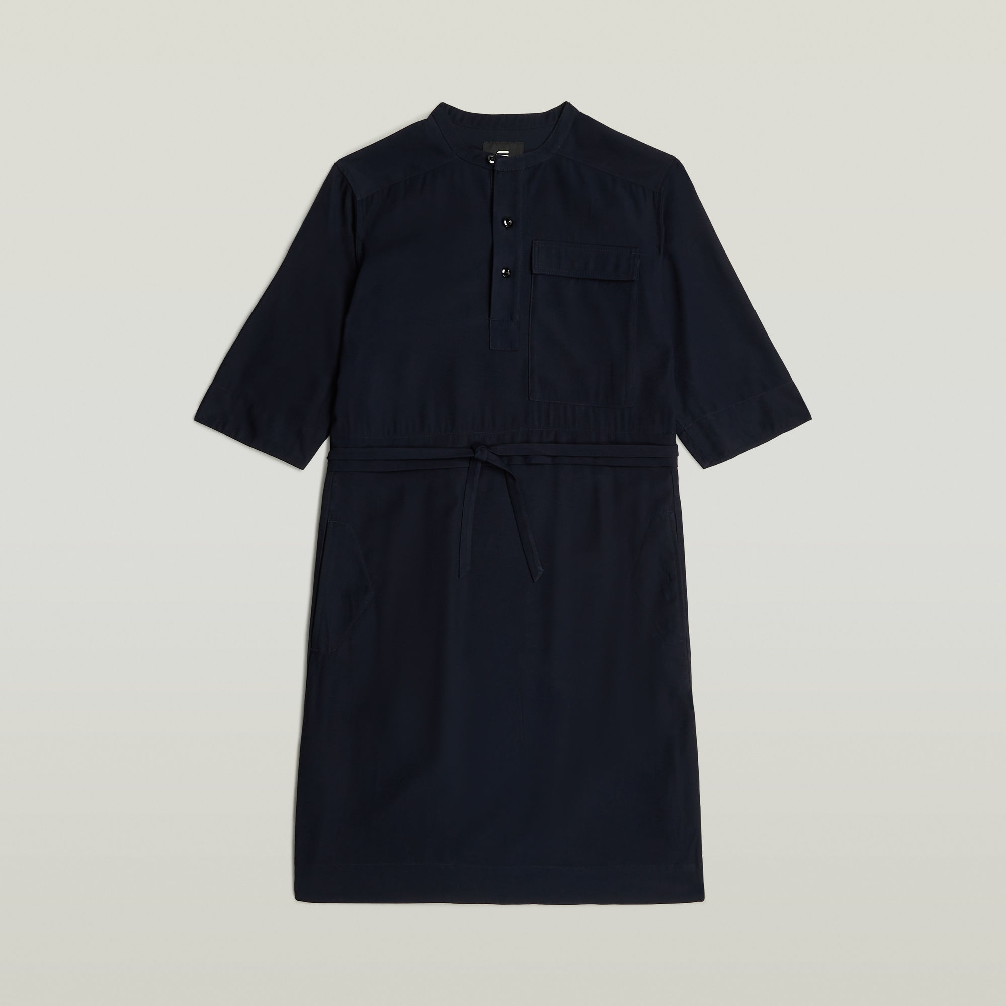 G-Star RAW Jurk Fluid Donkerblauw Dames