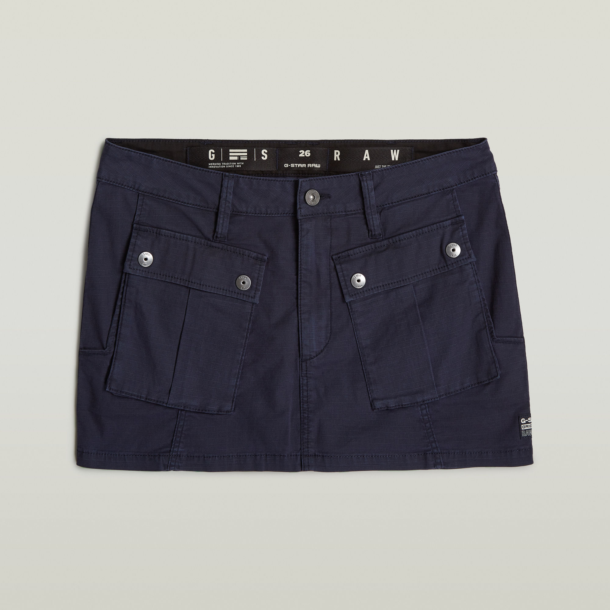 G-Star RAW Minirok Cargo Donkerblauw Dames