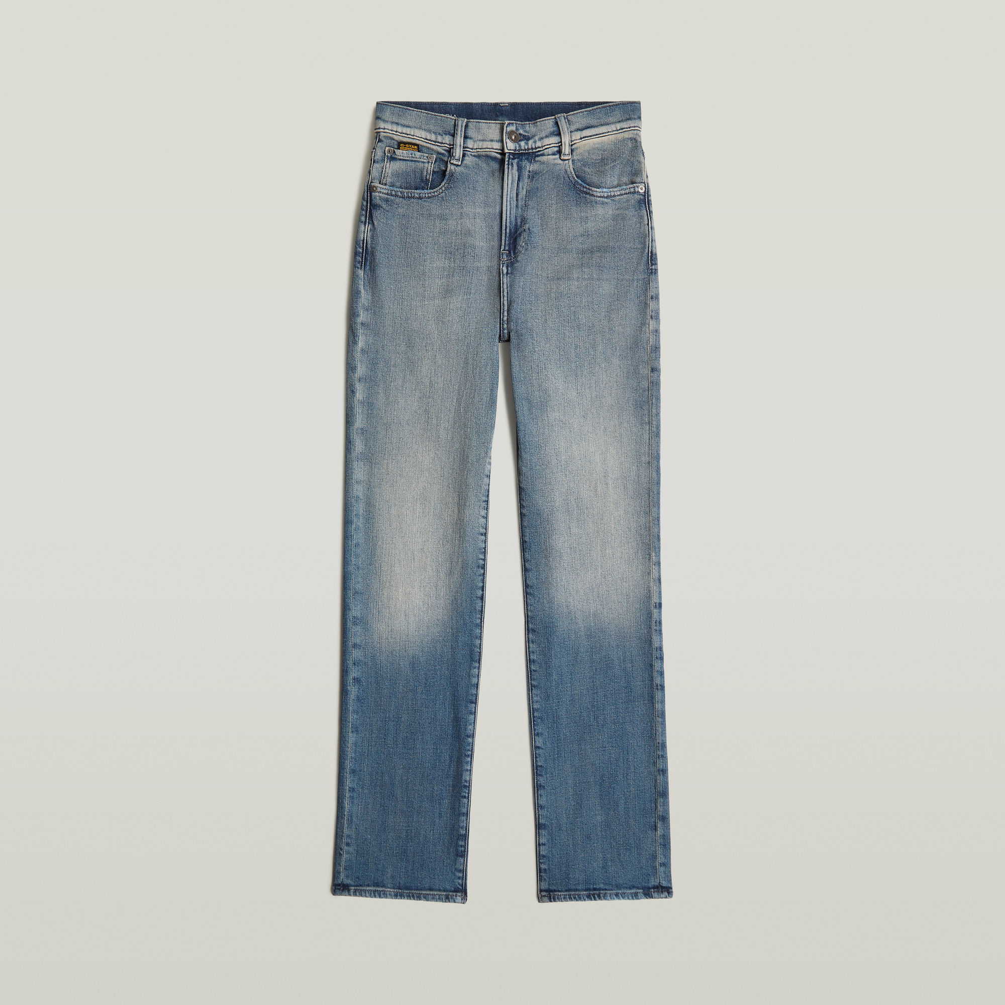 G-Star RAW Viktoria High Straight Jeans Midden blauw Dames