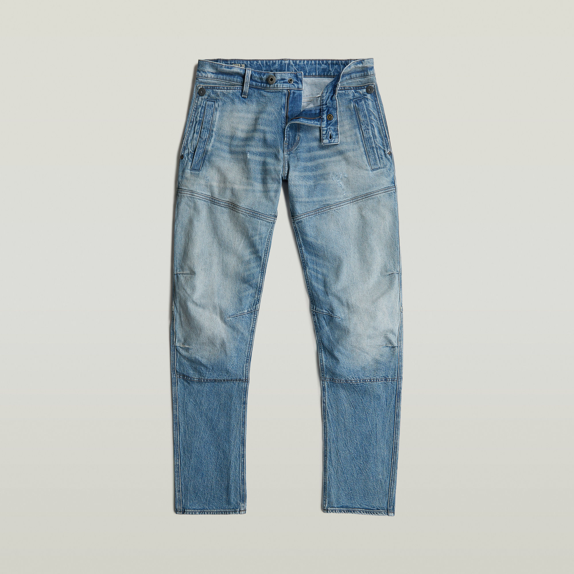Thumbnail - Diver Slim Jeans - Mittelblau - Herren