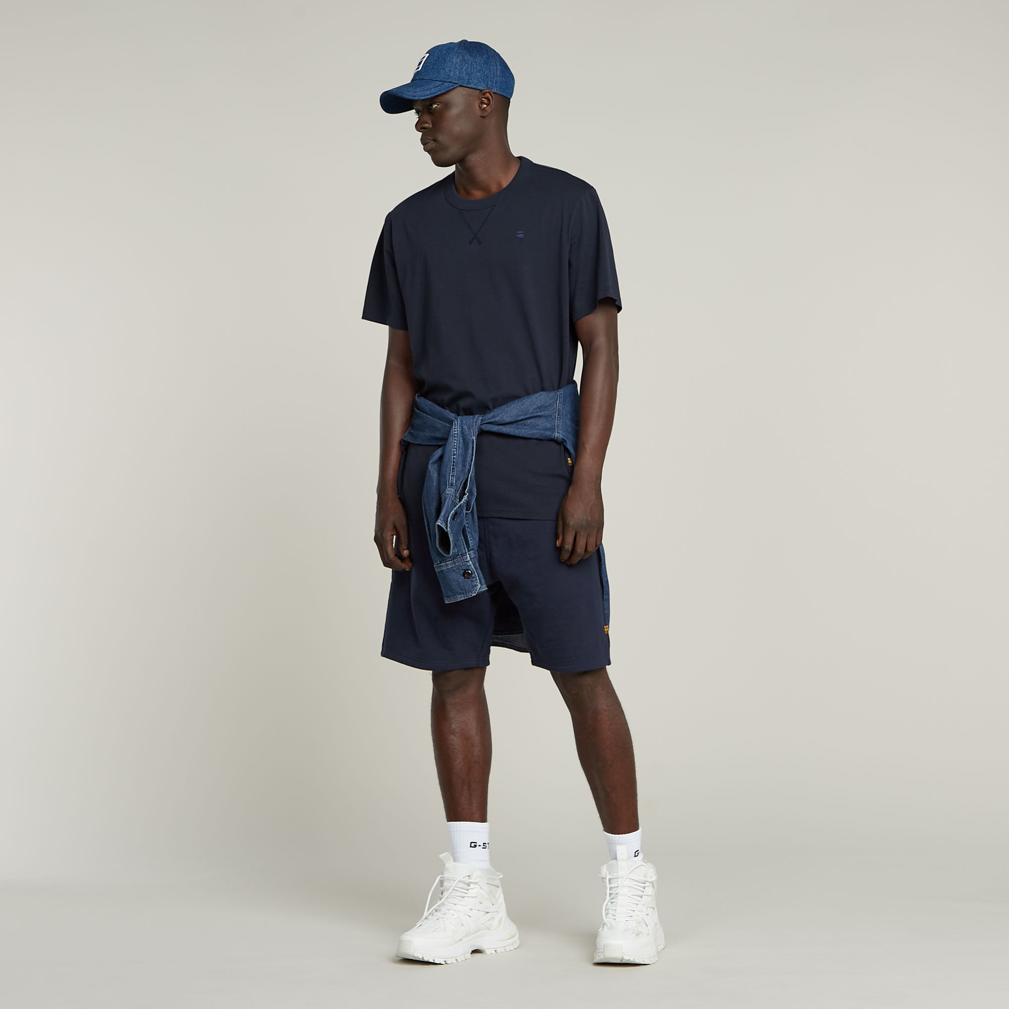 G-Star RAW Nifous Sweatshort Donkerblauw Heren