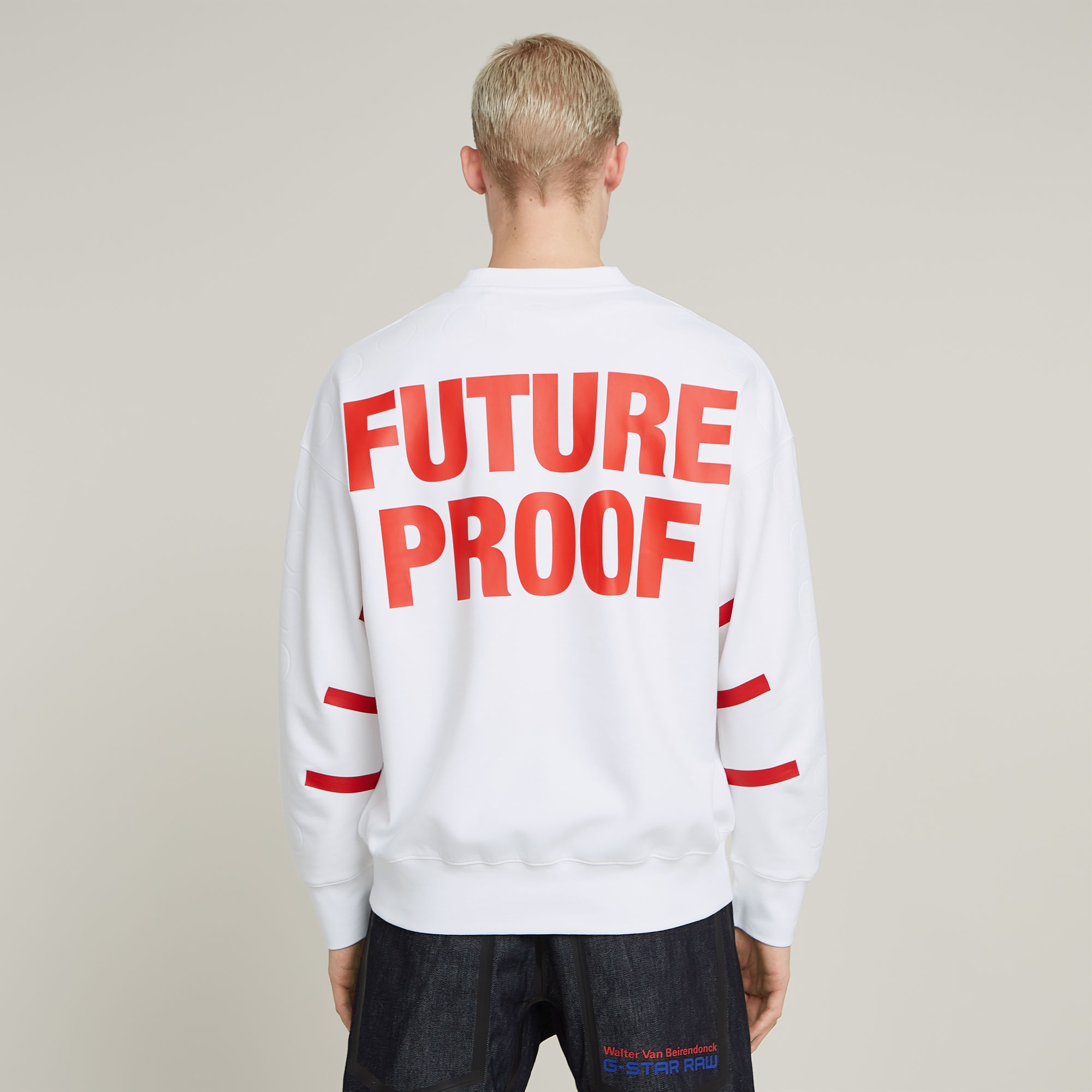 

WVB Unisex Oversized Sweatshirt - Wit - Heren