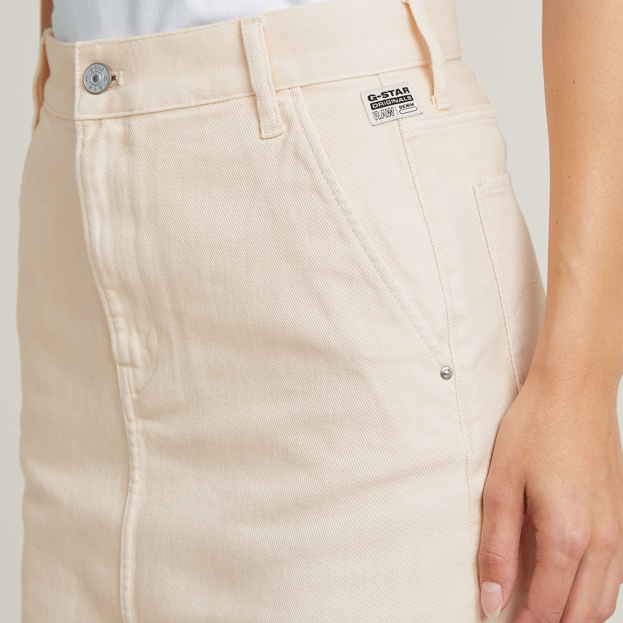 G-Star RAW Viktoria Short Chino Rok Roze Dames