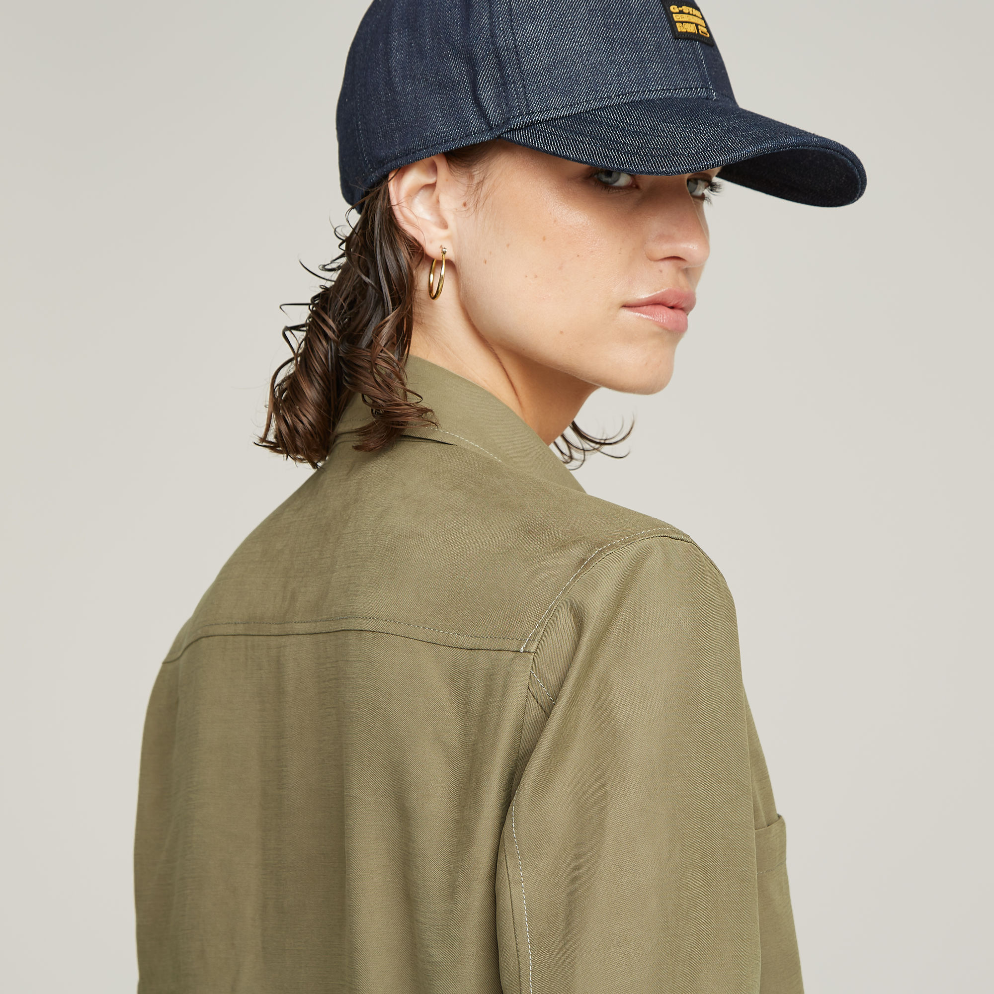 G-Star RAW Modular Army Jumpsuit Groen Dames