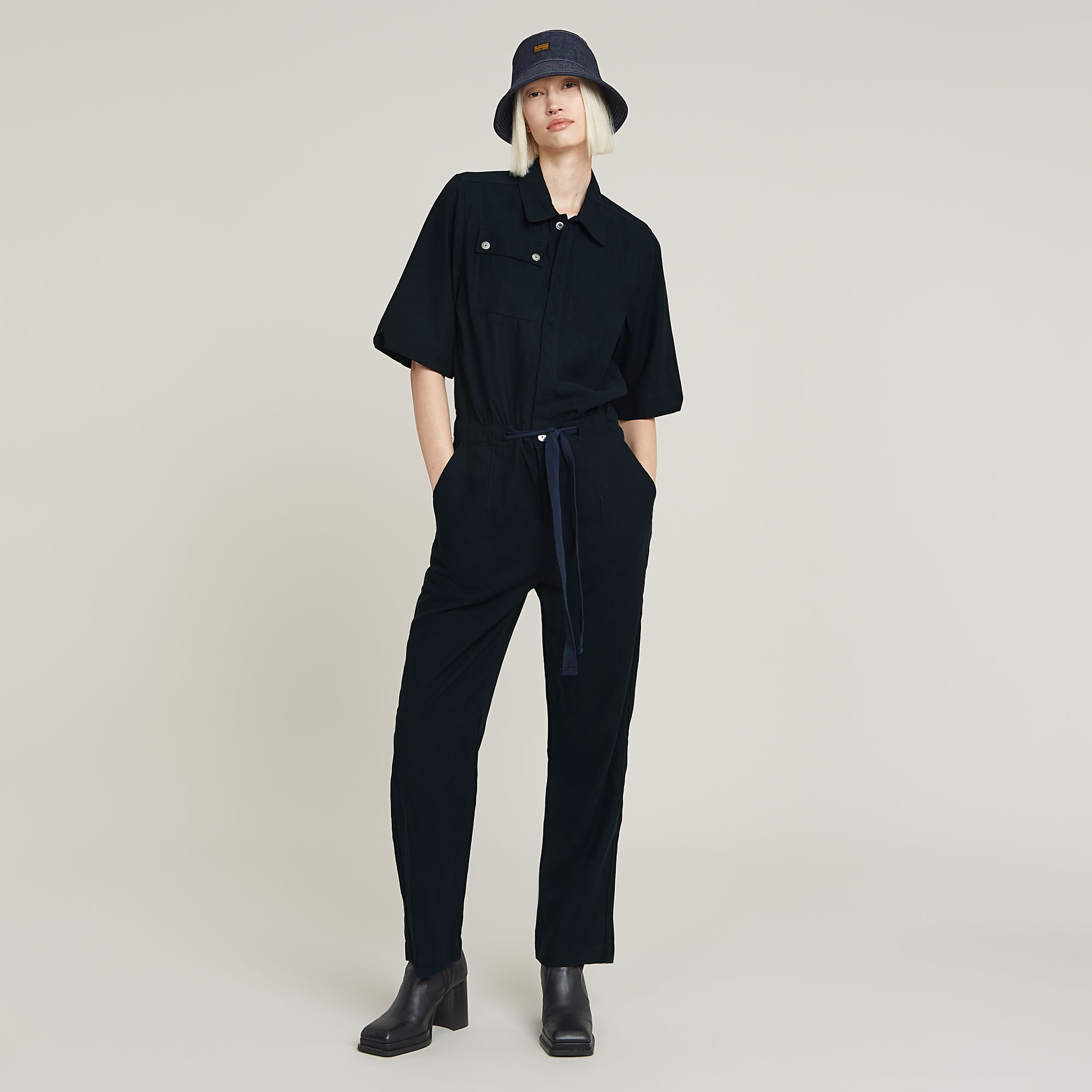 

Army Jumpsuit - Dark blue - Women